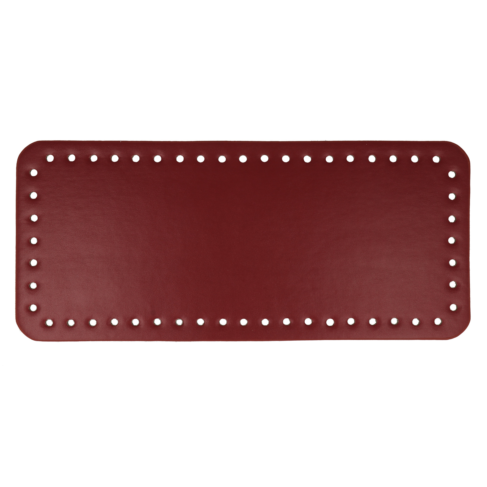 bordeaux pu leather bottom bag rectangle 32x14cm | 1pc