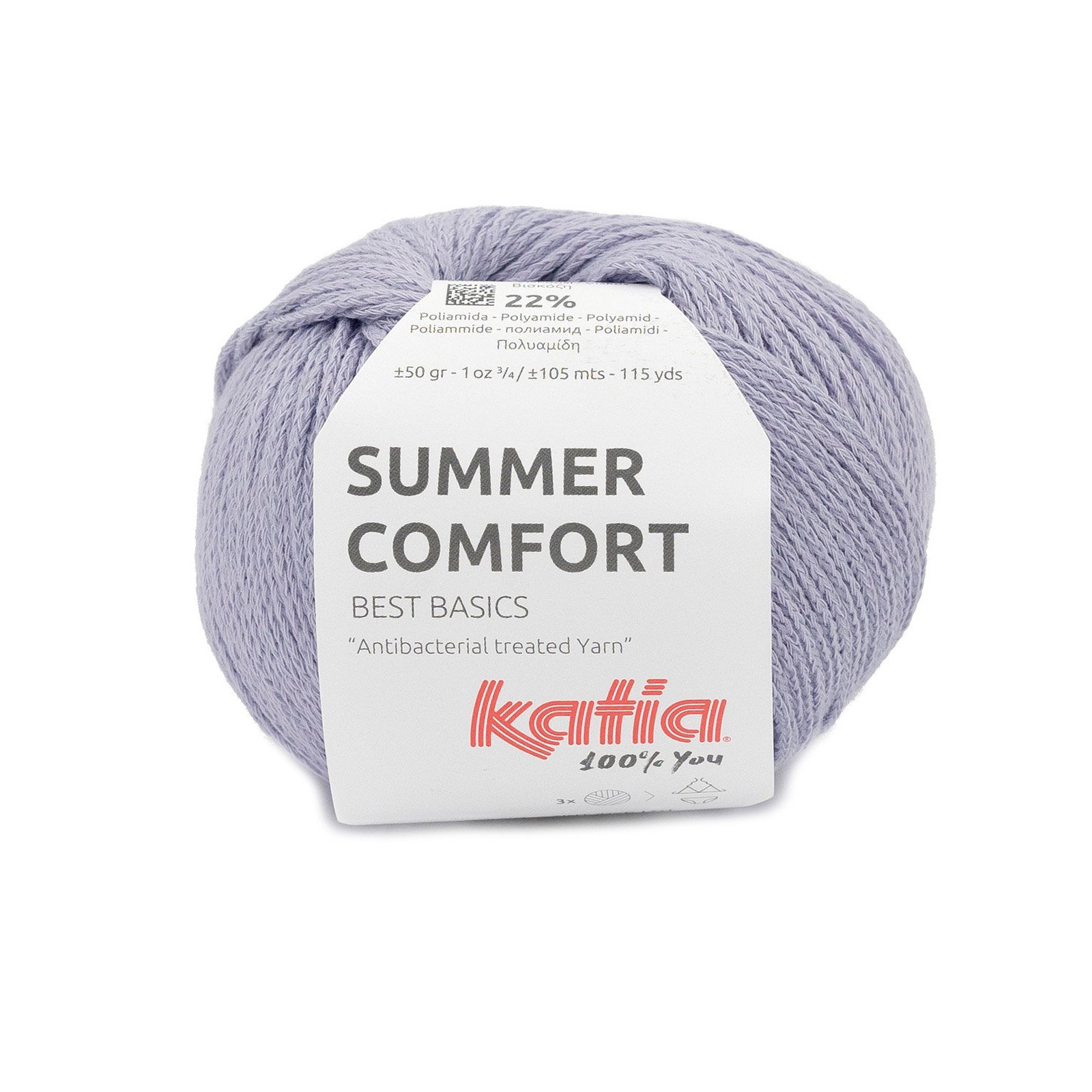 katia summer comfort - purple (80) - 50gr (105mt) | 1pc