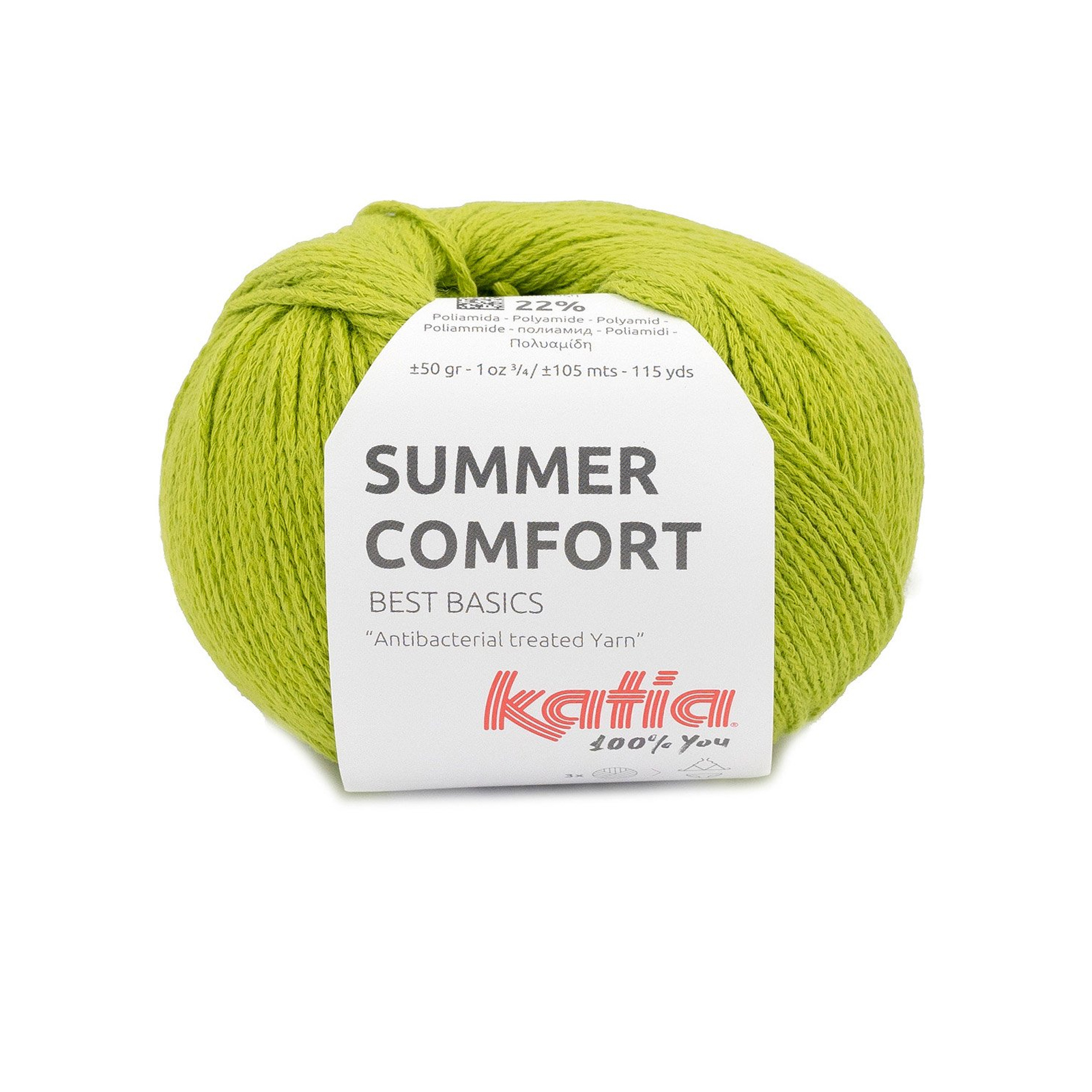 katia summer comfort - pistachio (81) - 50gr (105mt) | 1pc