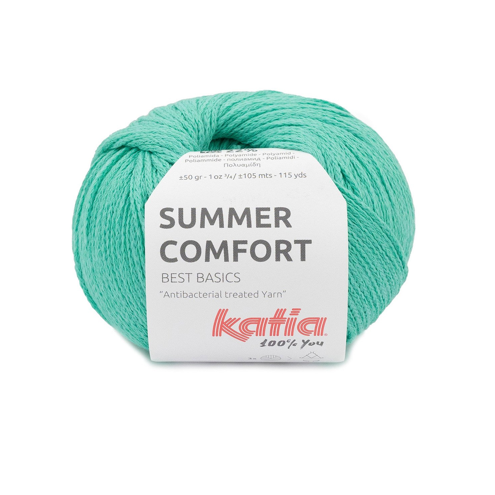katia summer comfort - light green (82) - 50gr (105mt) | 1pc