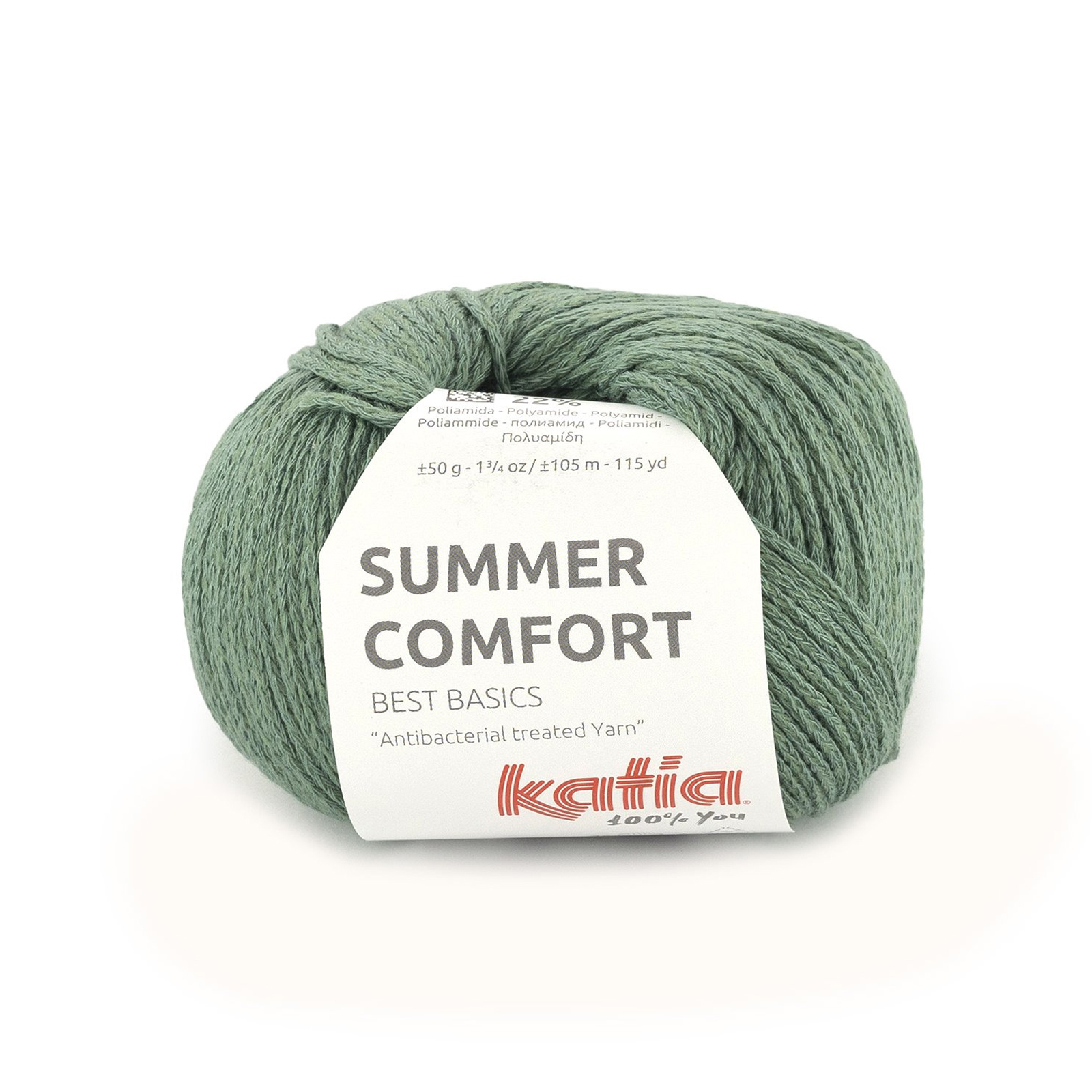 katia summer comfort - sage (88) - 50gr (105mt) | 1pc