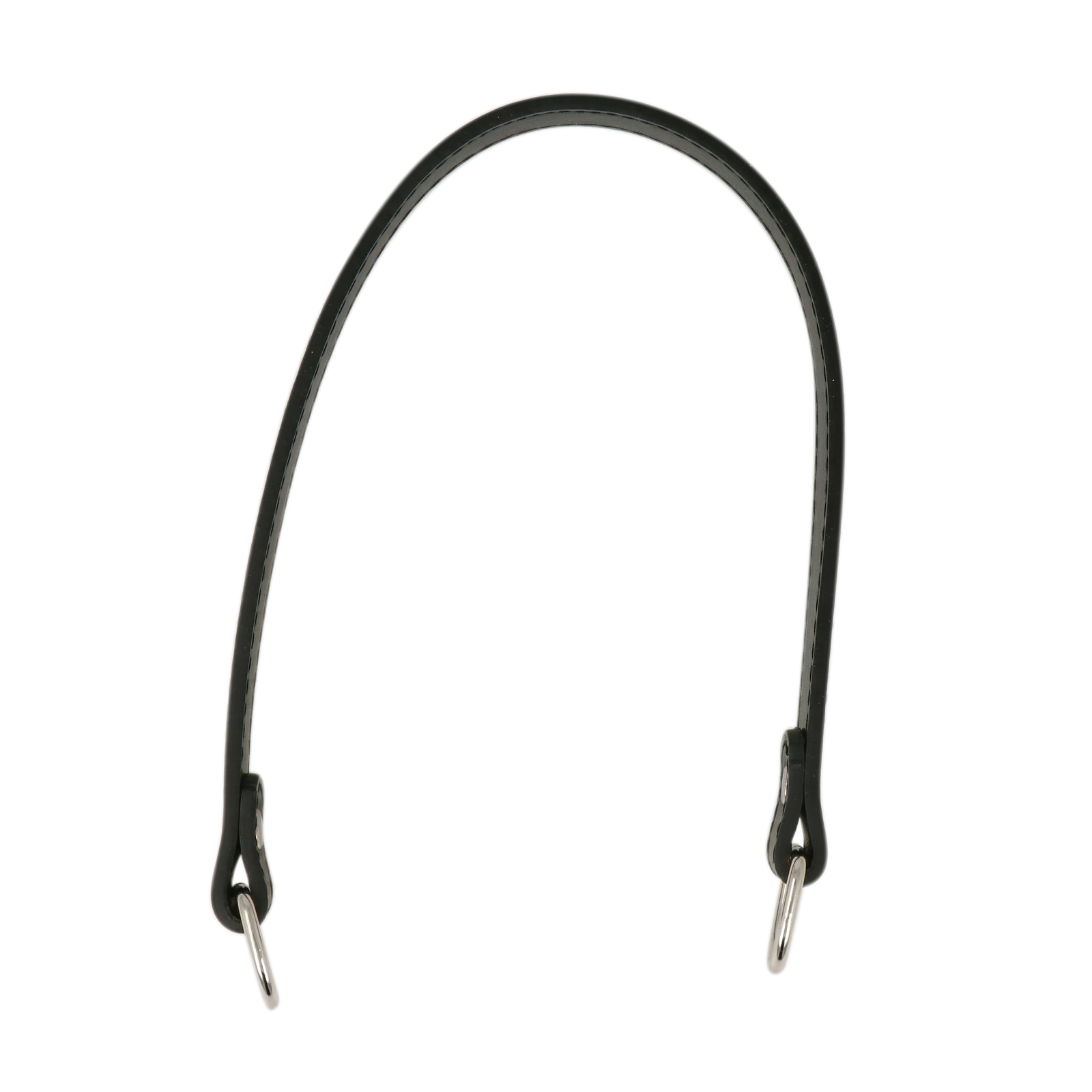 black pu leather shoulder strap 1,8cm wide - 41cm | 1pc
