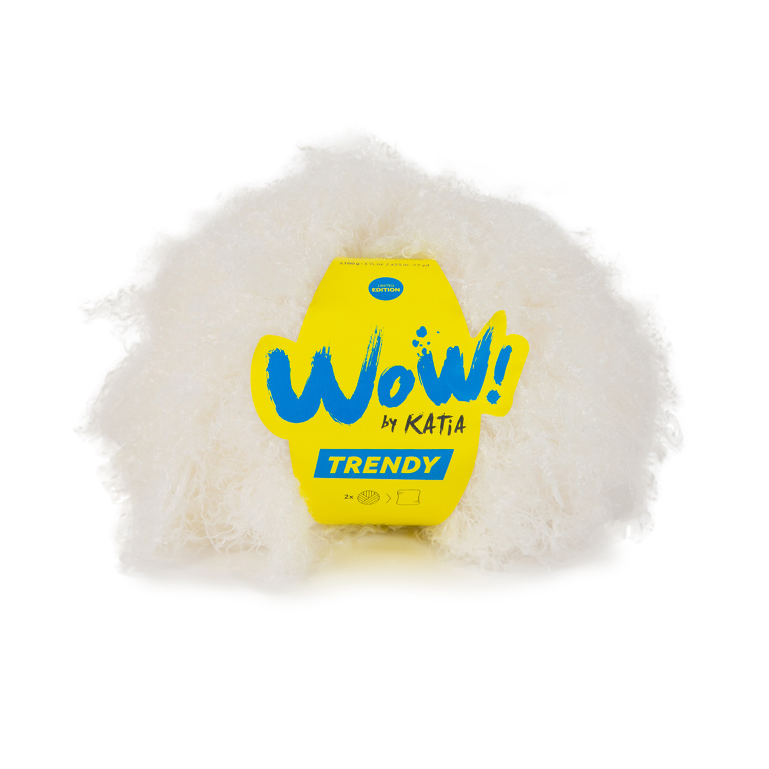 katia wow trendy - white (302) - 100gr (25mt) | 1pc