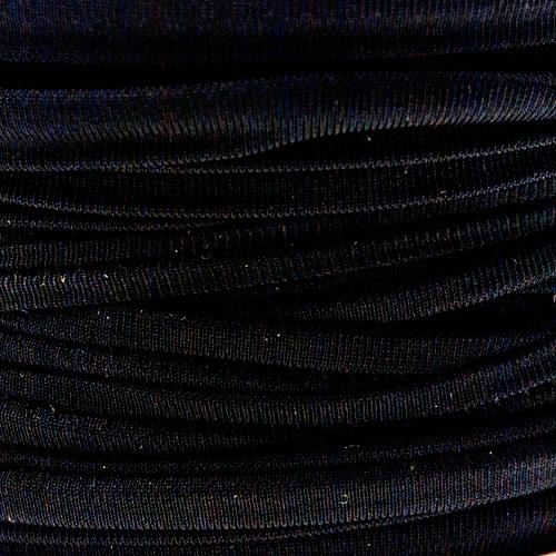 lycra elastic cord black 5mm | 1mt