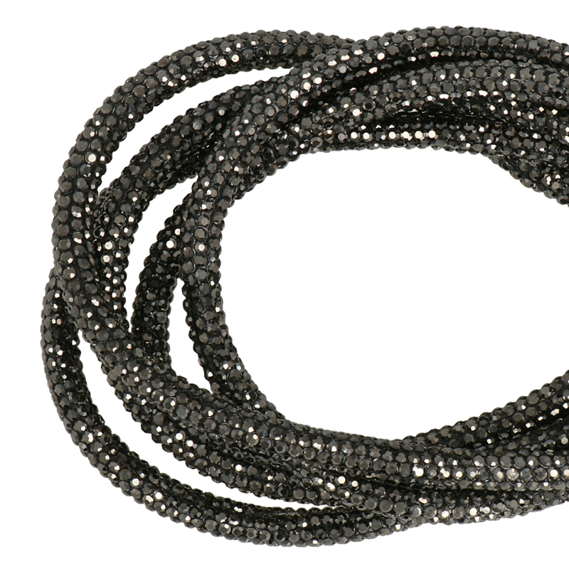 strassschnur für taschen - ematite 6mm - 30mt | 1st