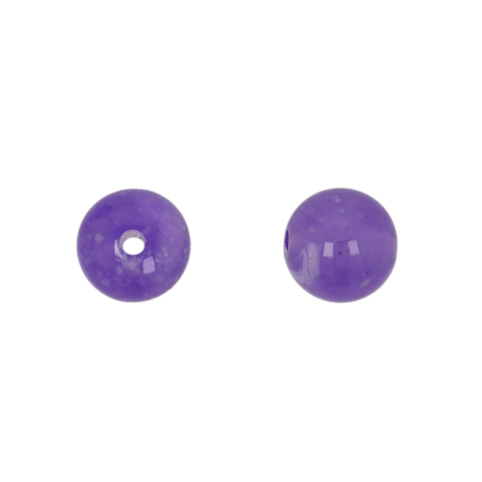 harz glatt rund marmoriertes tanzanite 10mm | 30st