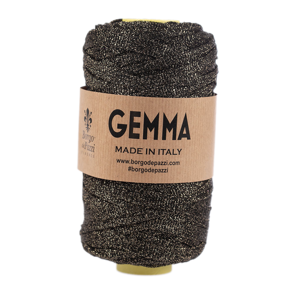 borgo de' pazzi gemma - black/gold (12) - 150gr (100mt) | 1pc