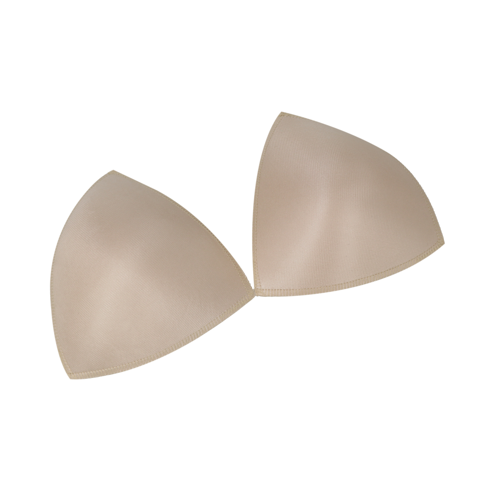 bikini-einlagen - nude dreieck cup - größe 4 | 2st