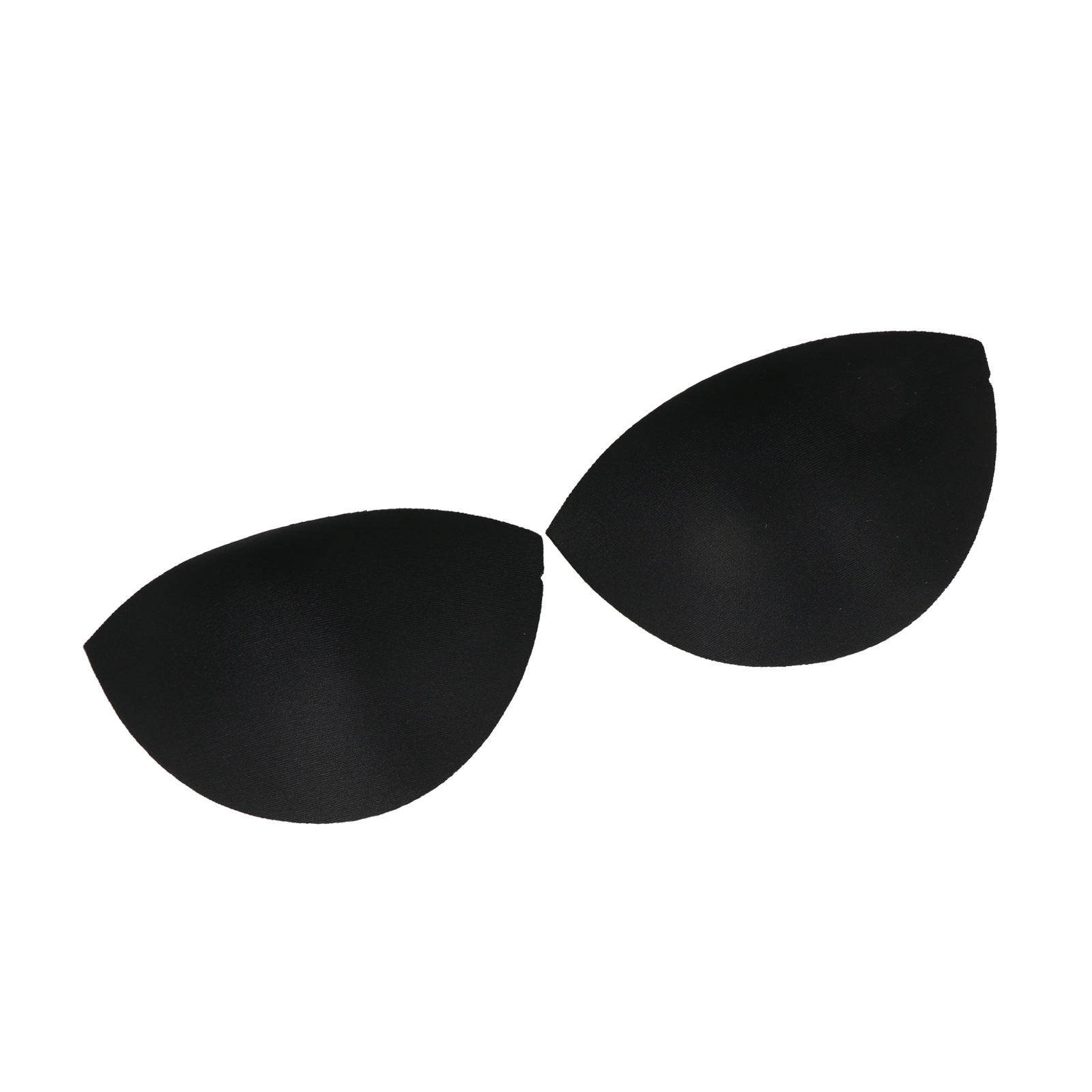 bikini-einlagen - schwarz tropfenform cup - größe 1 | 2st