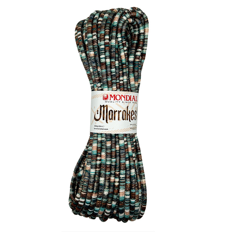 marrakesh mondial - pfau/grau/kakao (840) - 300gr (22mt) | 1st