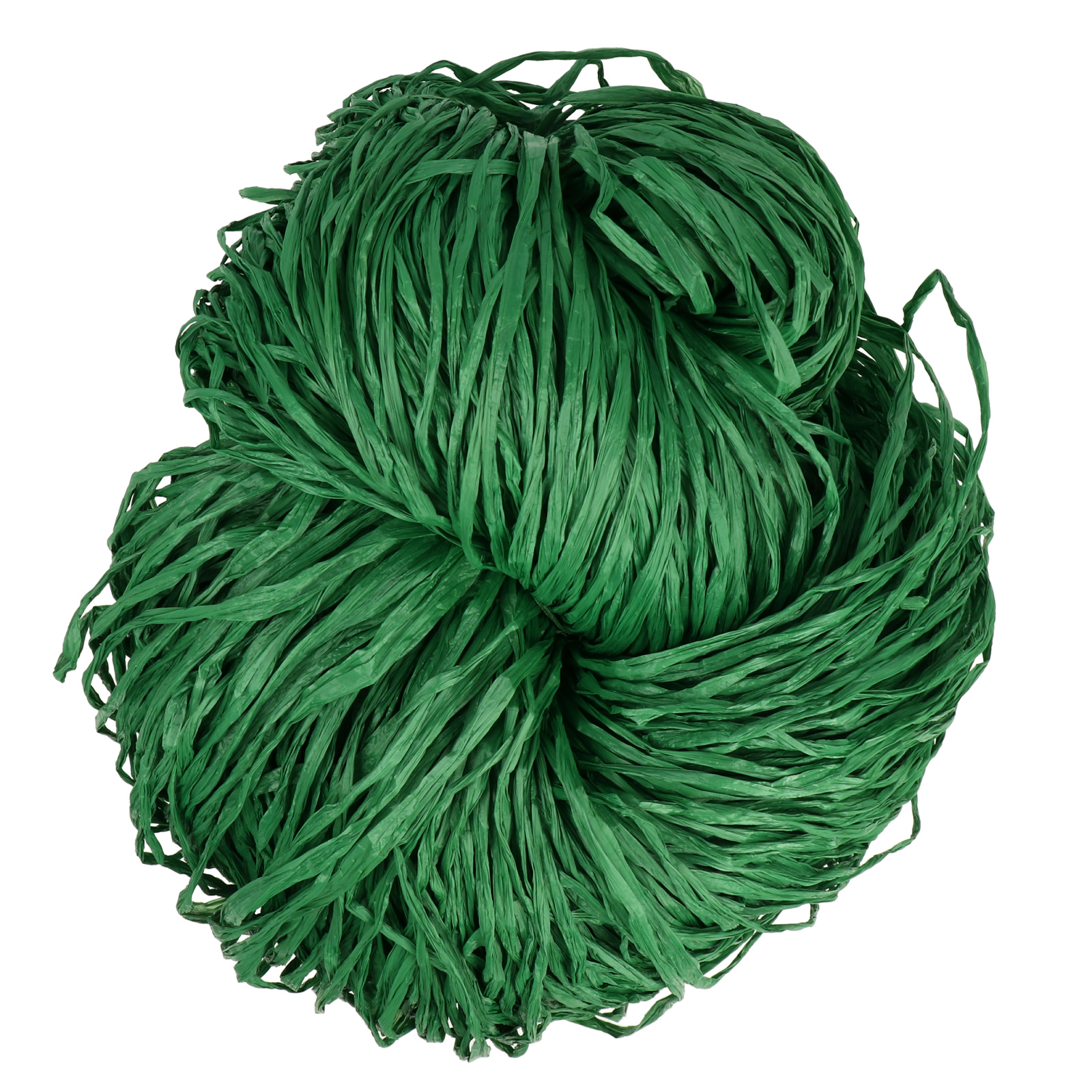viscose raffia hobbybag - semi-matte emerald green 250gr | 1pc