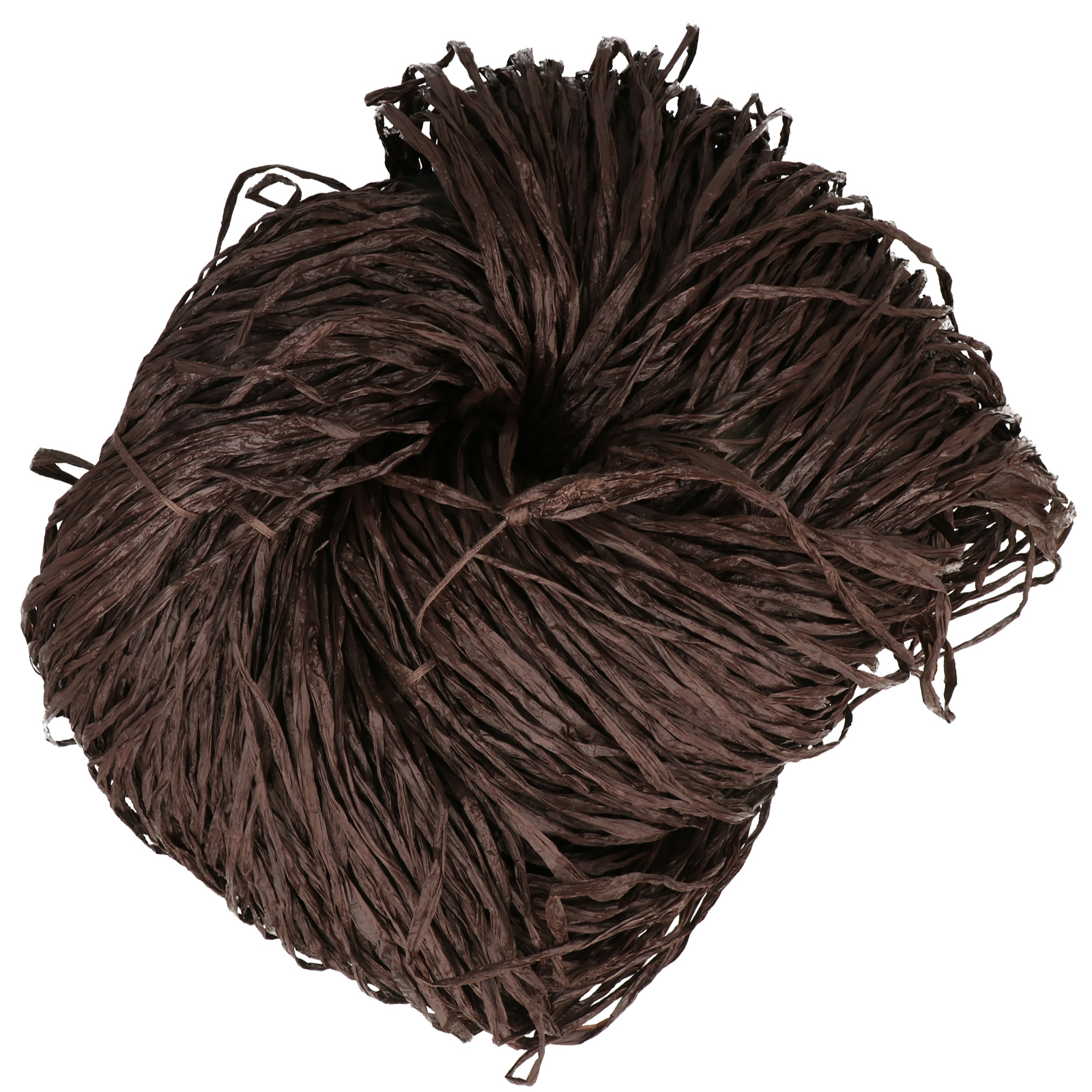 viscose raffia hobbybag - semi-matte chocolate 250gr | 1pc