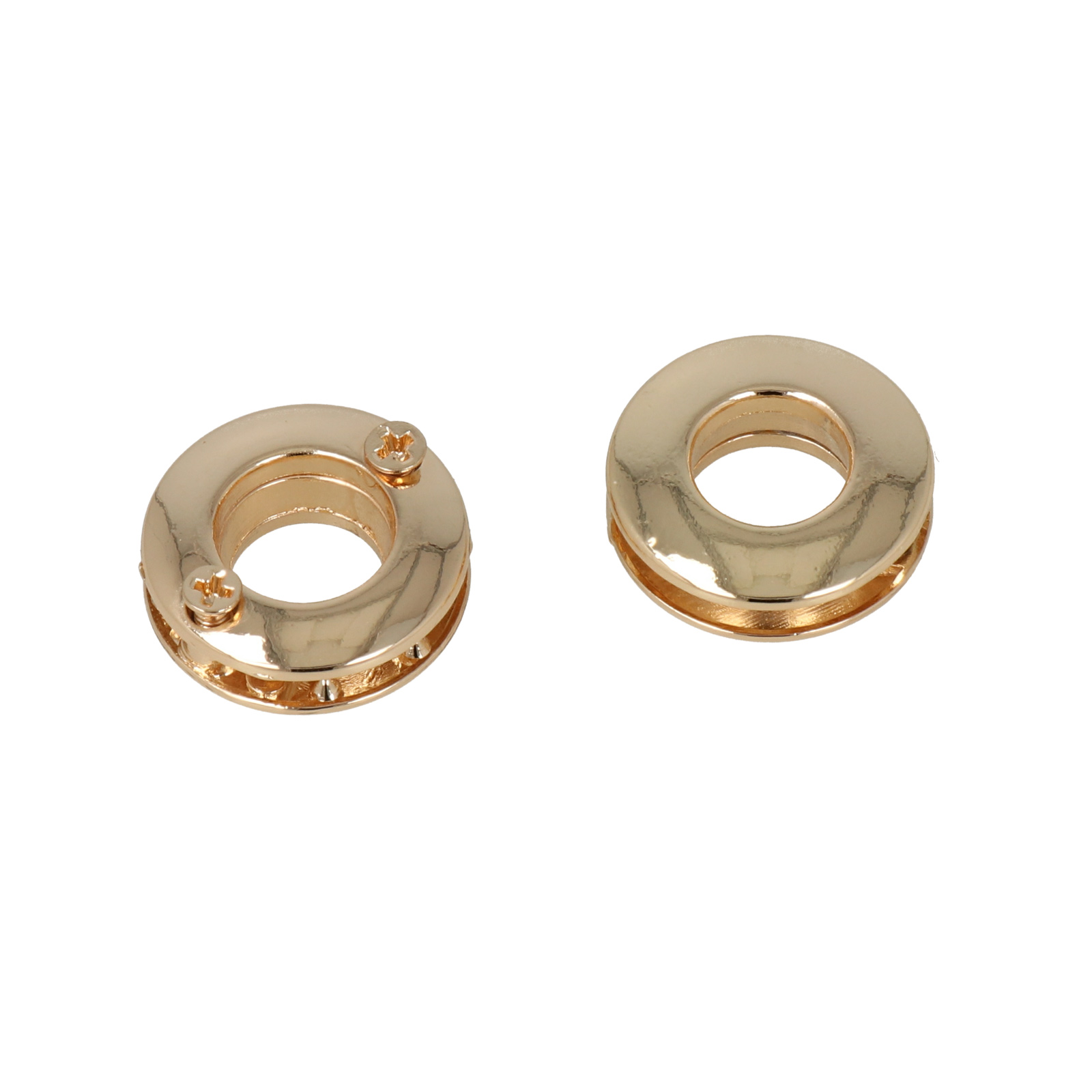 screw eyelet for handle and chains gold 21mm (inner 10mm) | 2pc