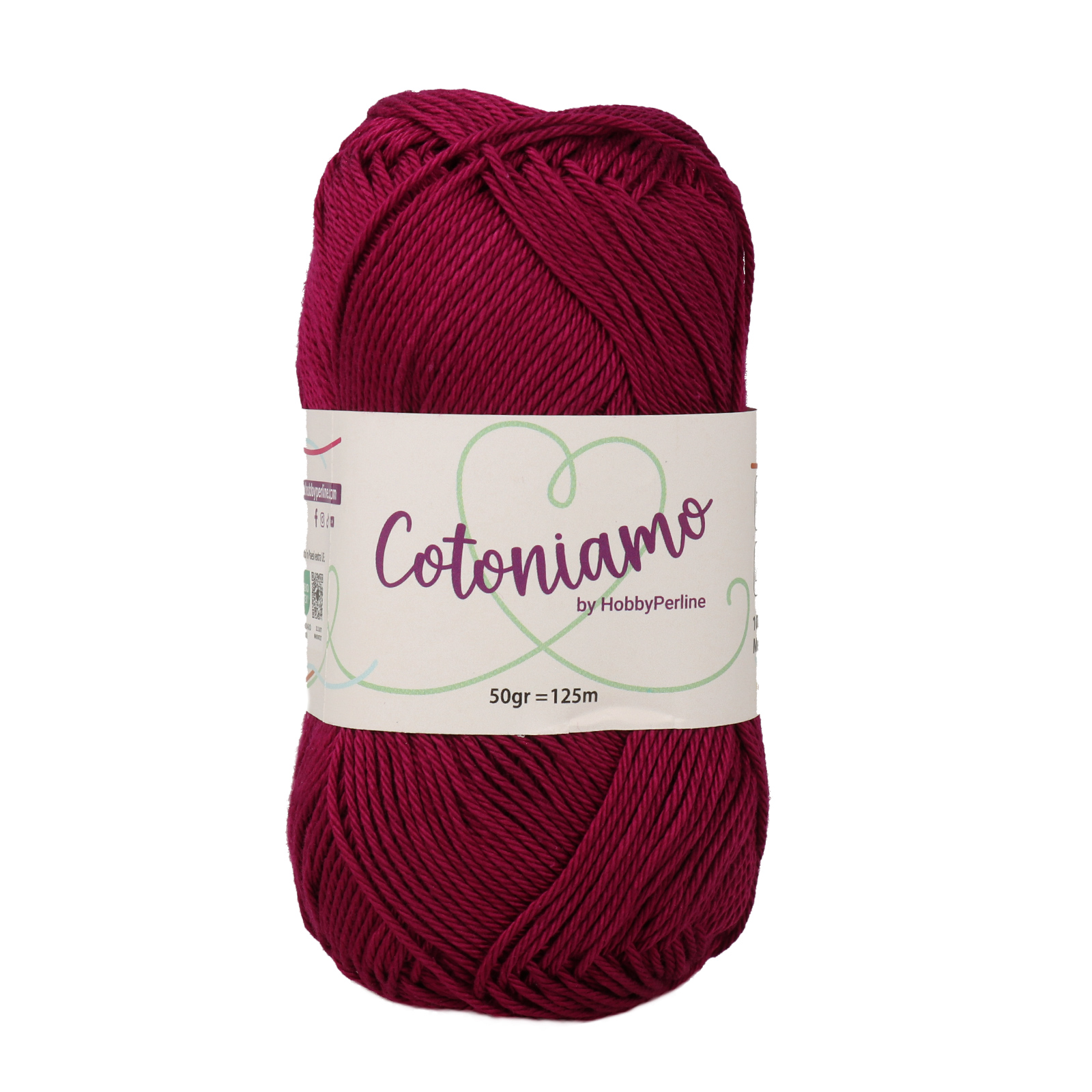 hobbybag cotoniamo - magenta (963) - 50gr (125mt) | 1pc