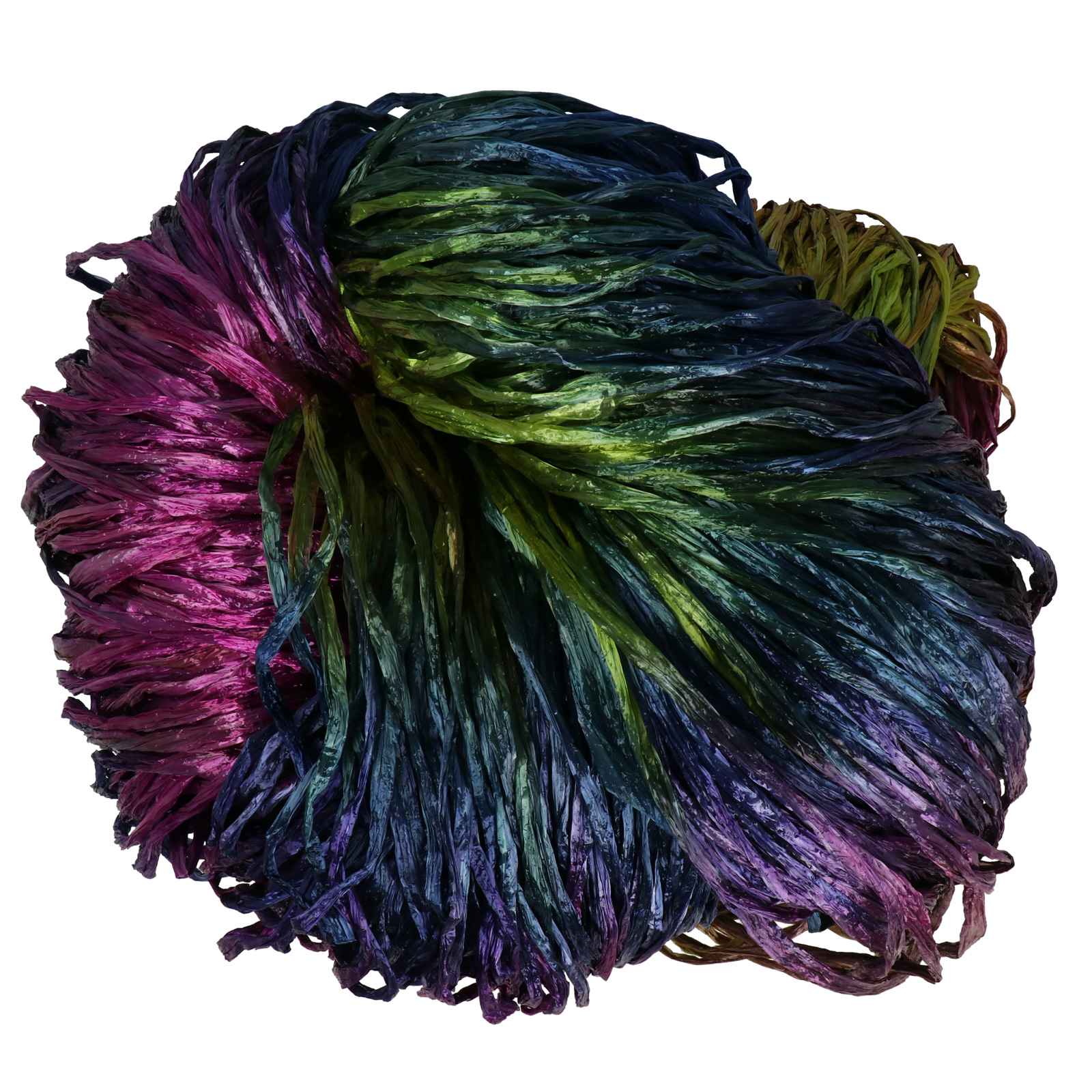 viscose raffia hobbybag - glossy rainbow 250gr | 1pc