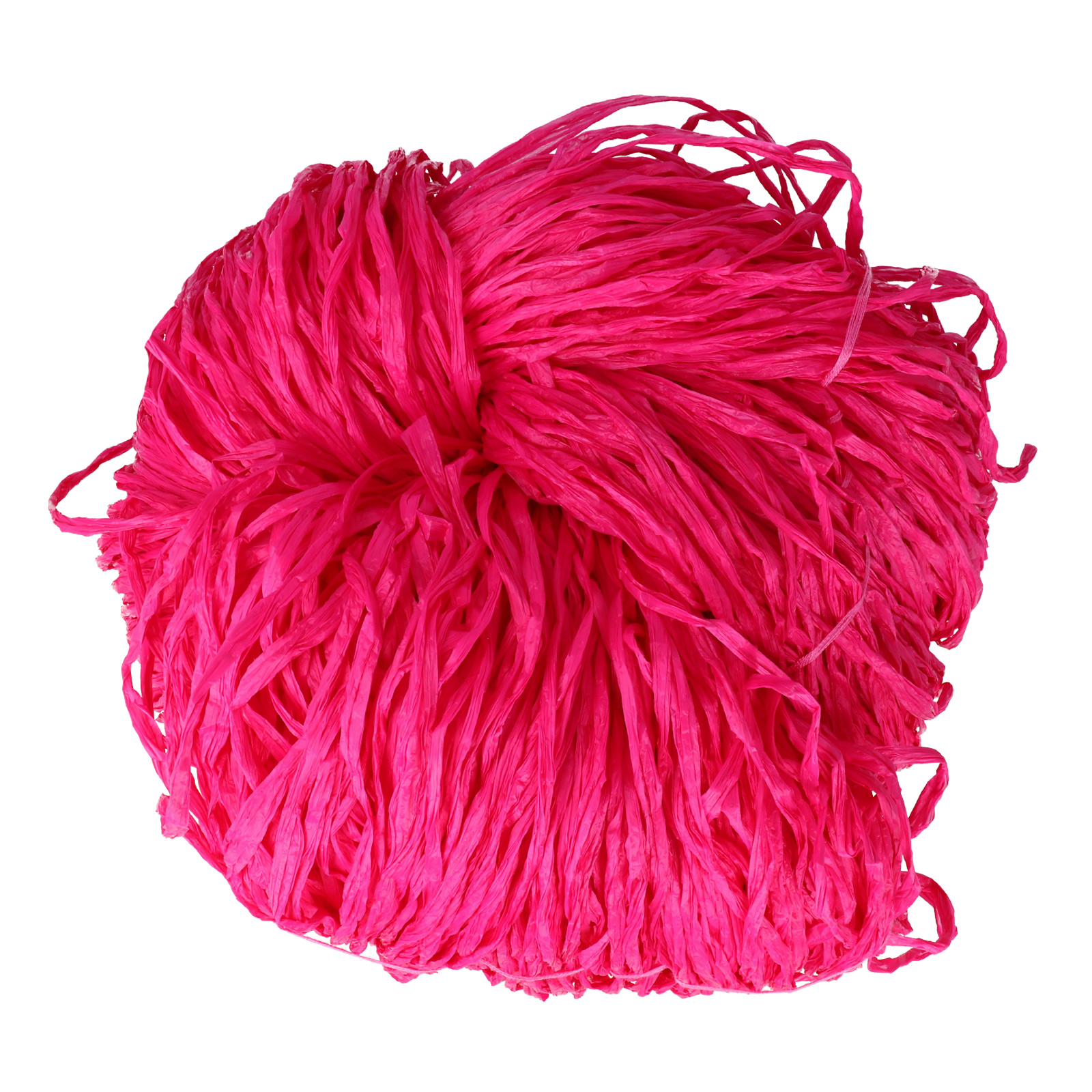 viscose raffia hobbybag - semi-matte fuchsia 250gr | 1pc