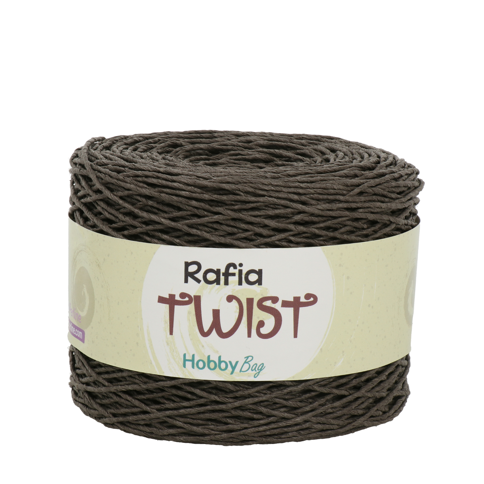 rafia twist hobbybag - brown - 250gr (250mt) | 1pc