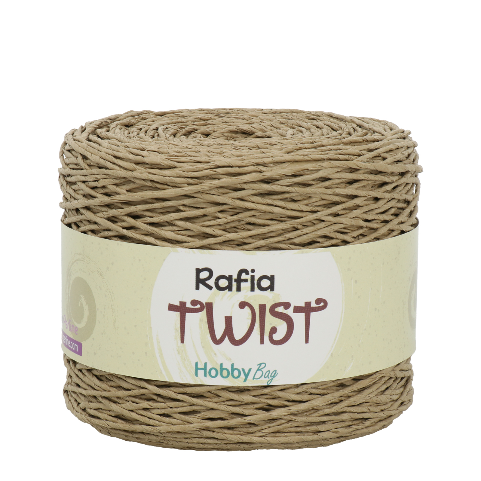 rafia twist hobbybag - dove grey - 250gr (250mt) | 1pc