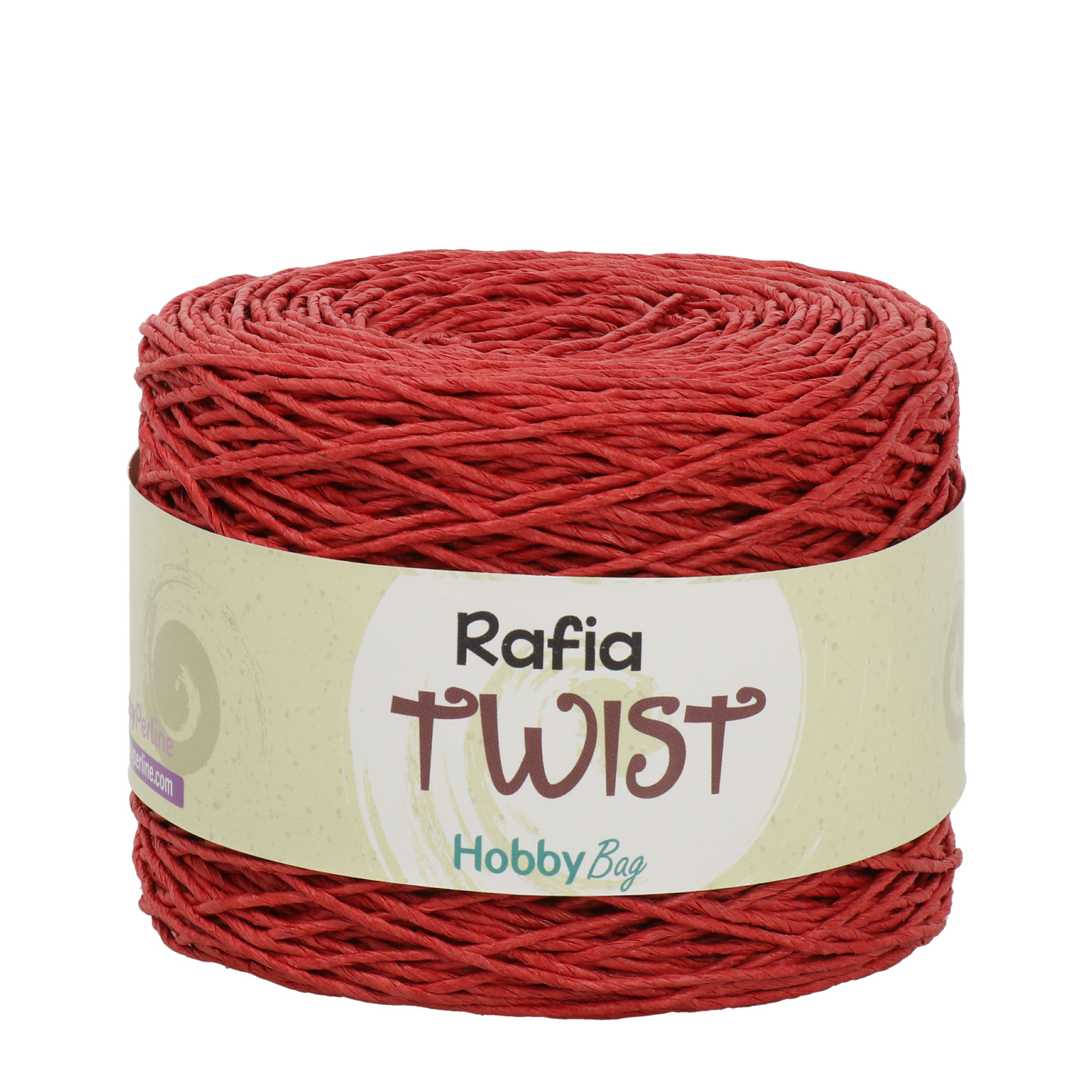 rafia twist hobbybag- rot - 250gr (250mt) | 1st