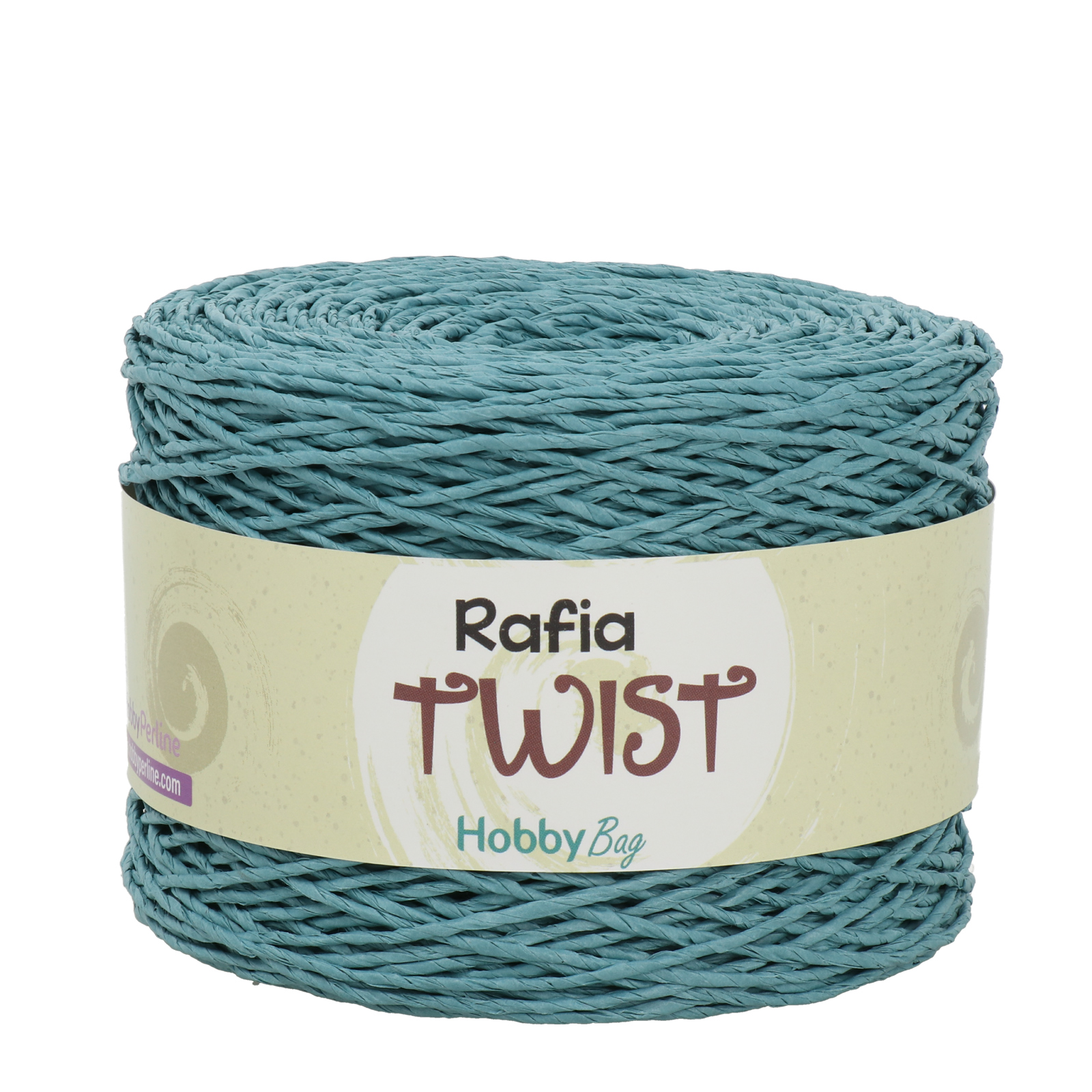 rafia twist hobbybag - turquoise - 250gr (250mt) | 1pc