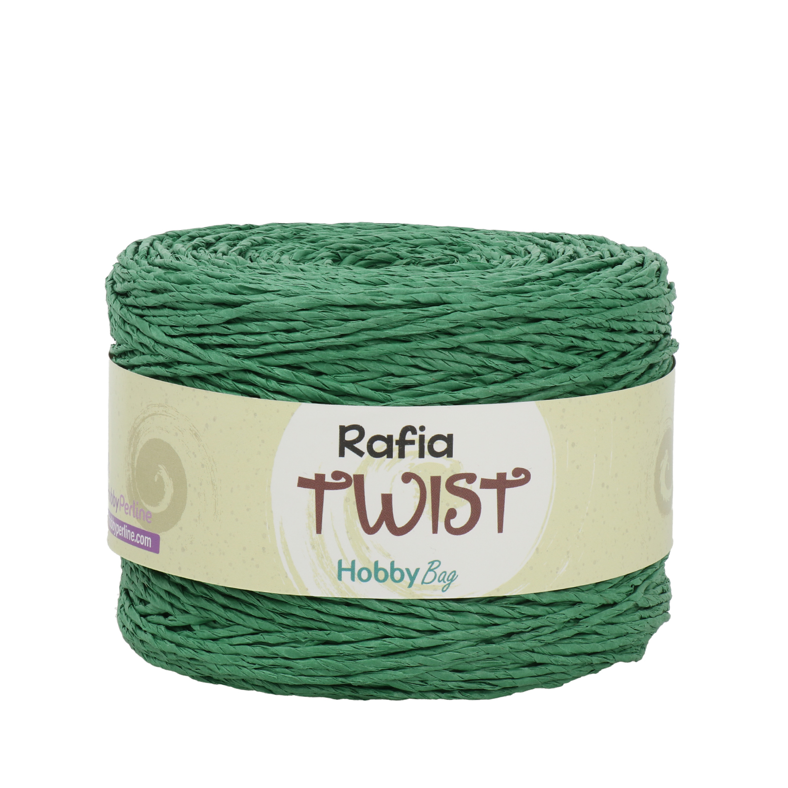 rafia twist hobbybag - emerald green - 250gr (250mt) | 1pc