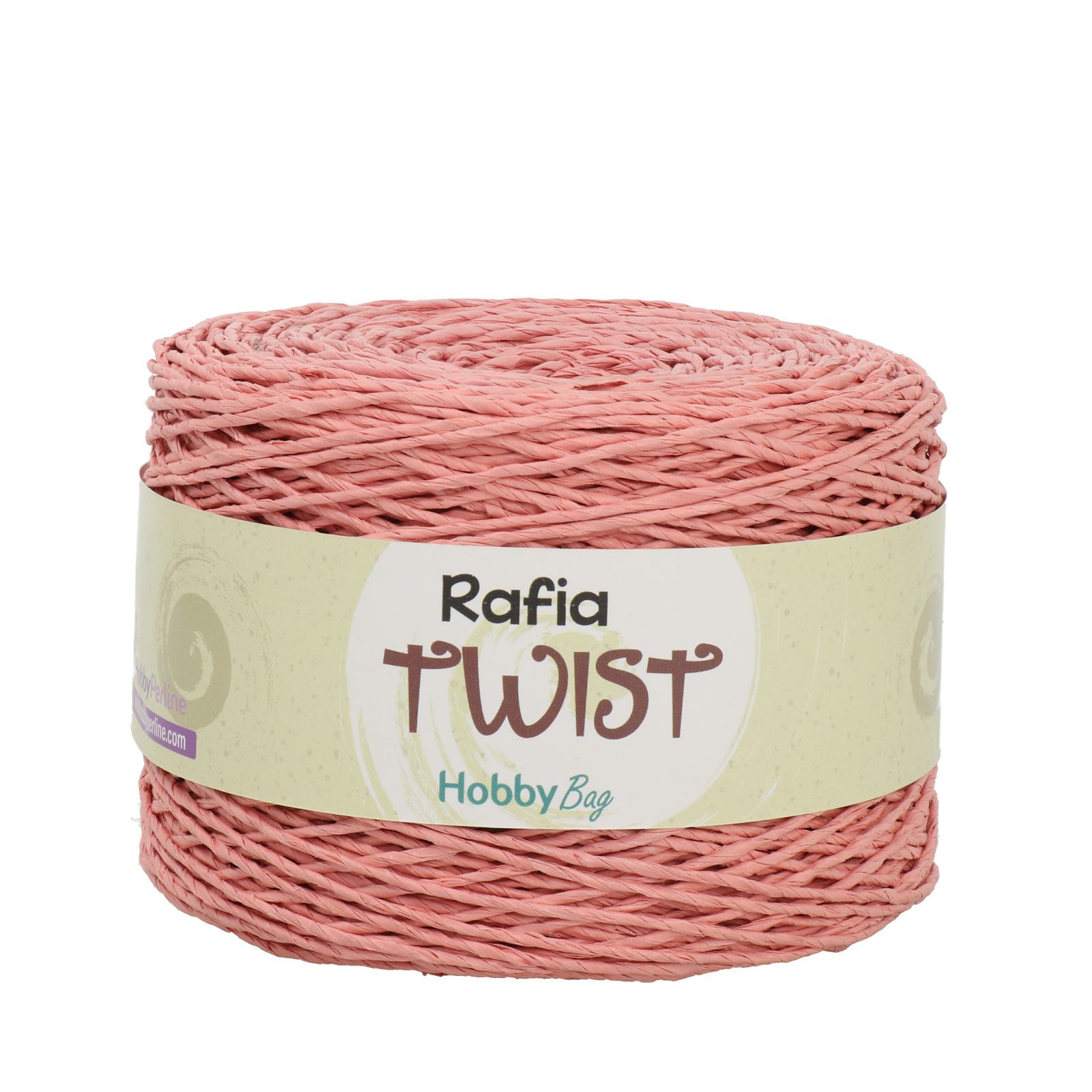 rafia twist hobbybag - pink - 250gr (250mt) | 1pc