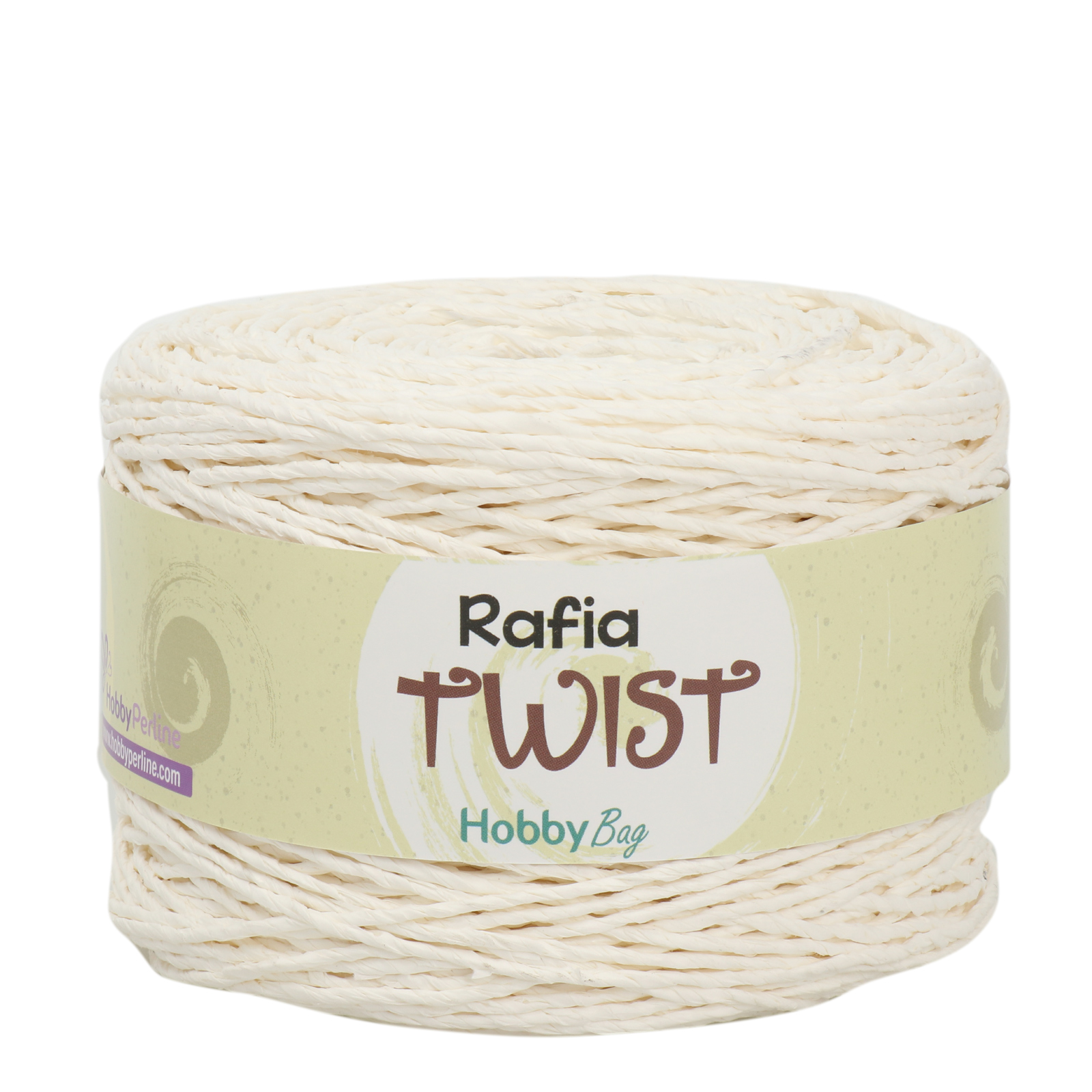 rafia twist hobbybag - white - 250gr (250mt) | 1pc