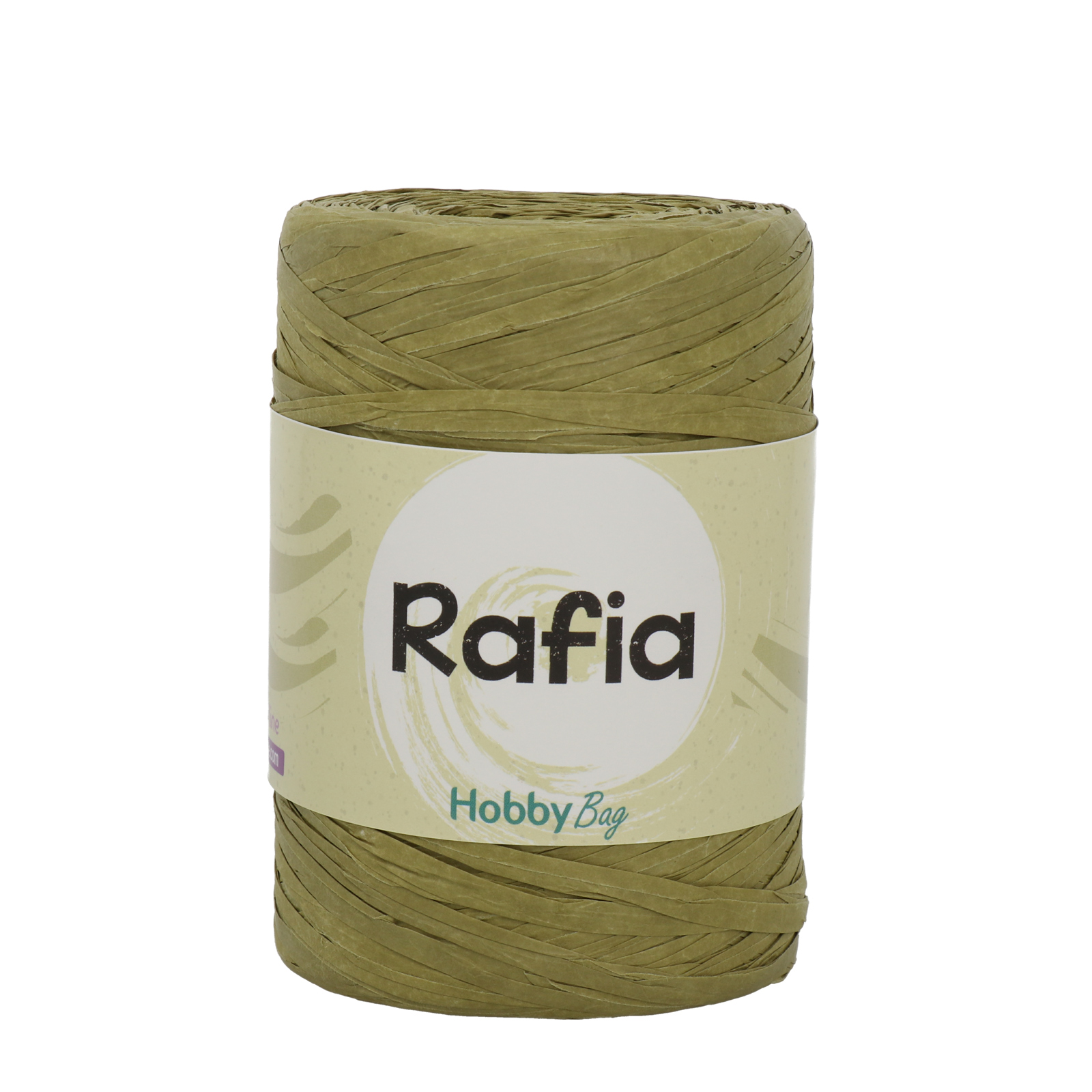 rafia hobbybag - olive green - 230gr (250mt) | 1pc
