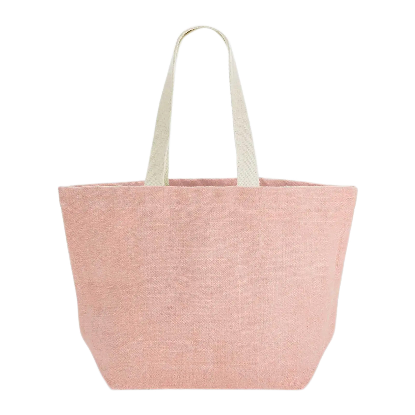 jute bag with inner pocket - cherry blossom - 53x37x18cm | 1pc
