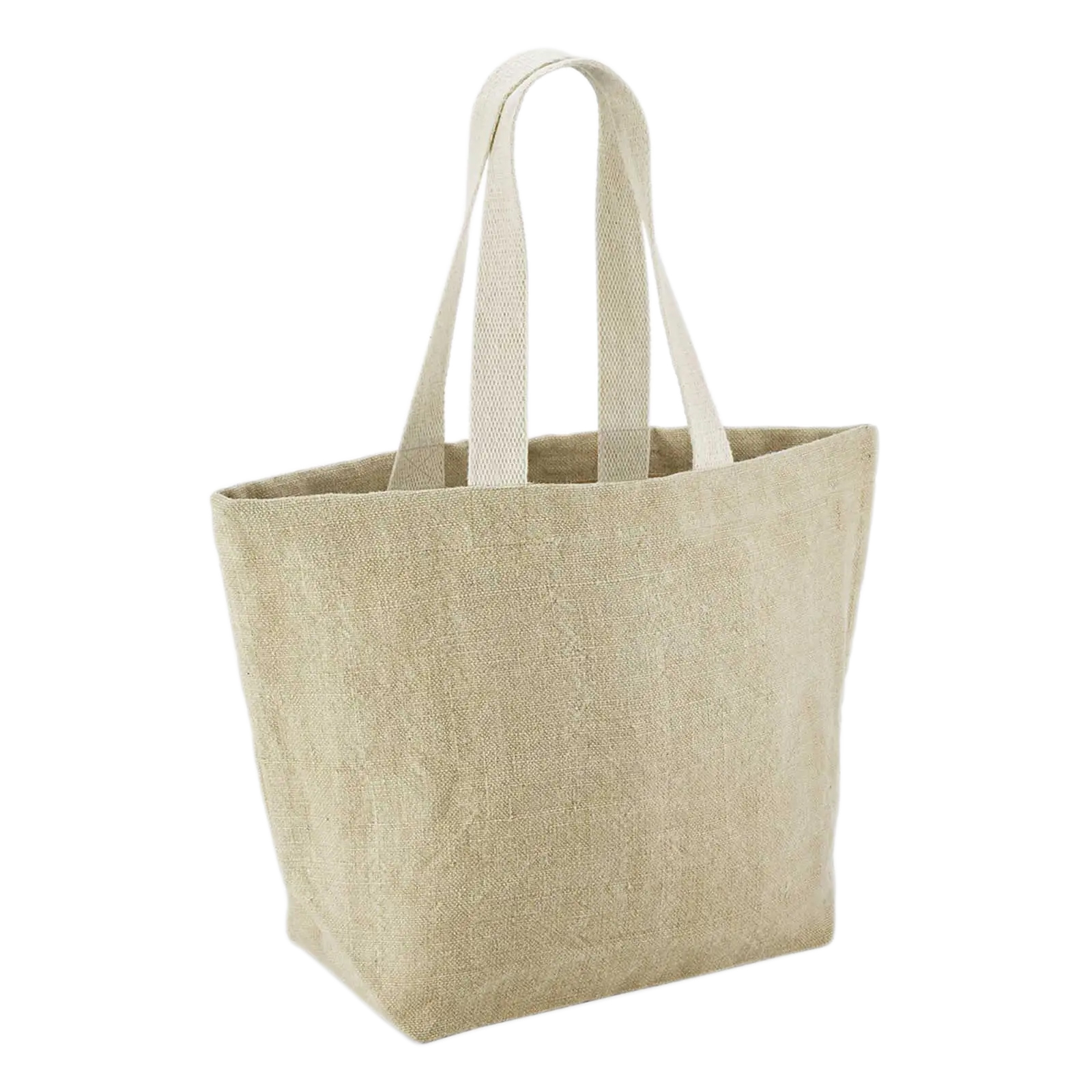jute bag with inner pocket - natural - 53x37x18cm | 1pc