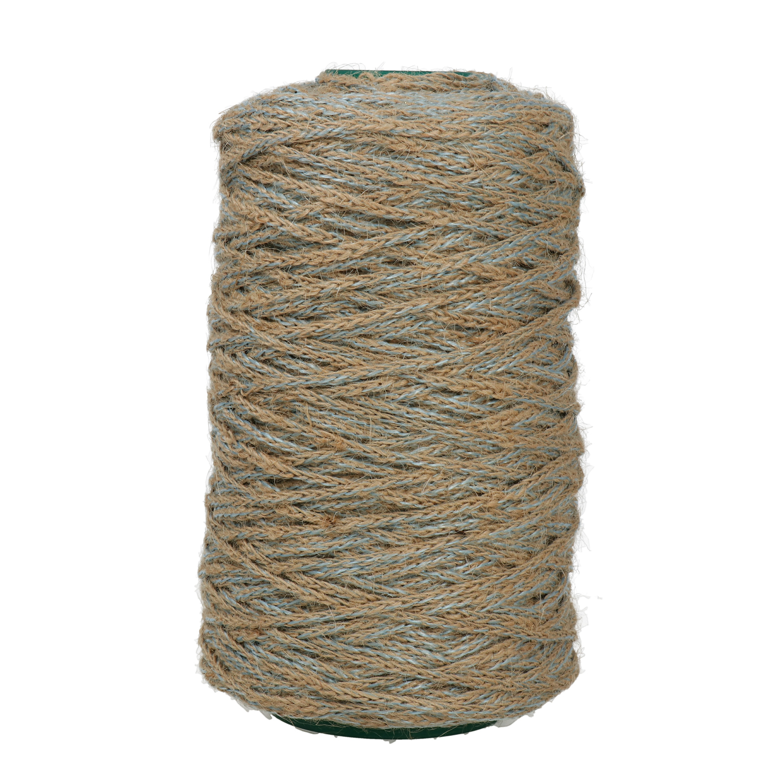 hobbybag elastic jute - natural/light blue - 250gr | 1pc