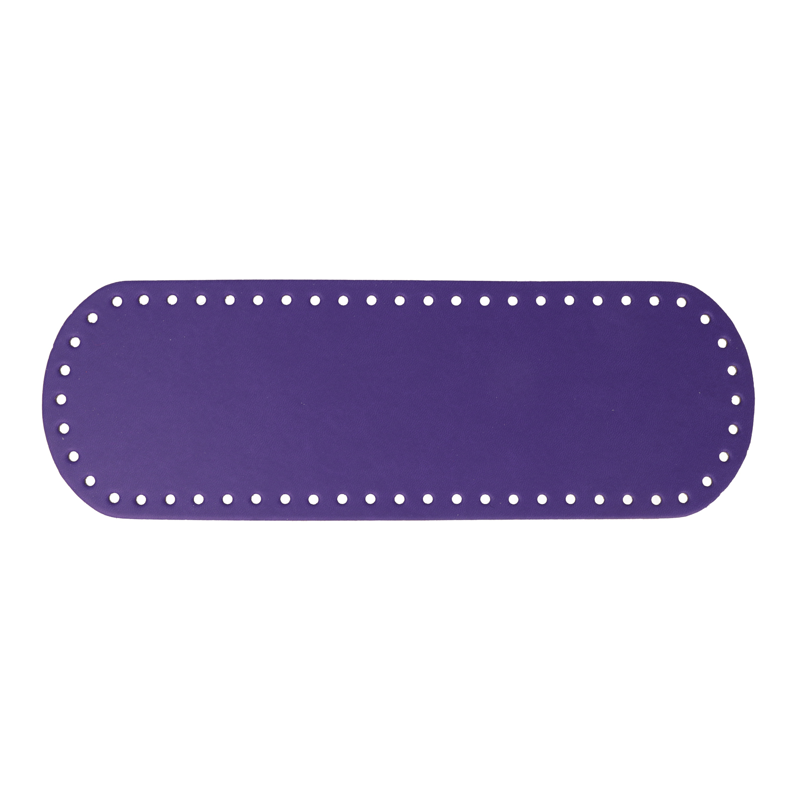 purple pu leather bottom bag oval 30x10cm | 1pc