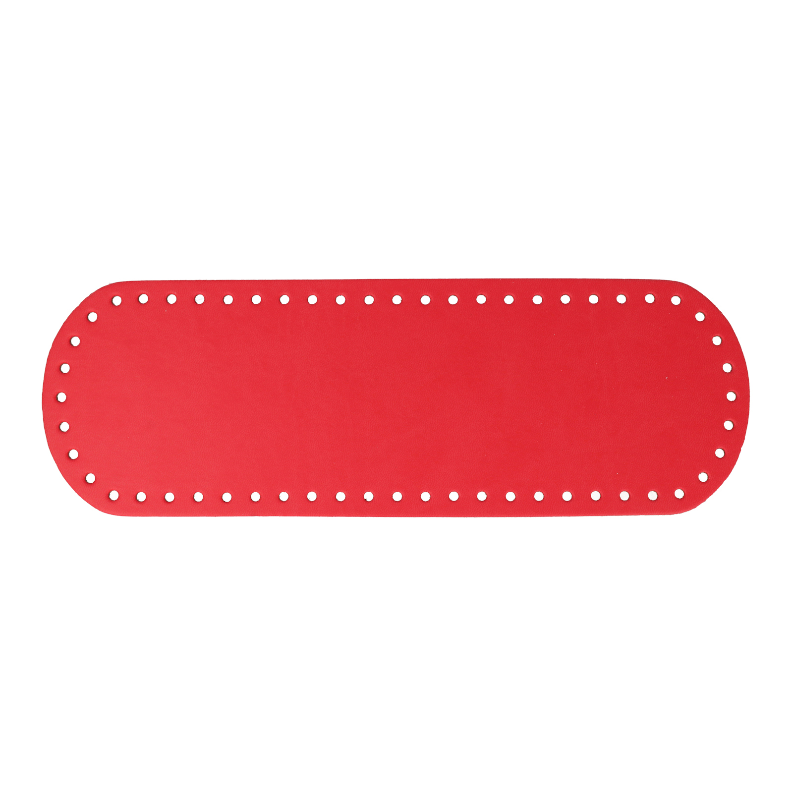 strawberry pu leather bottom bag oval 30x10cm | 1pc