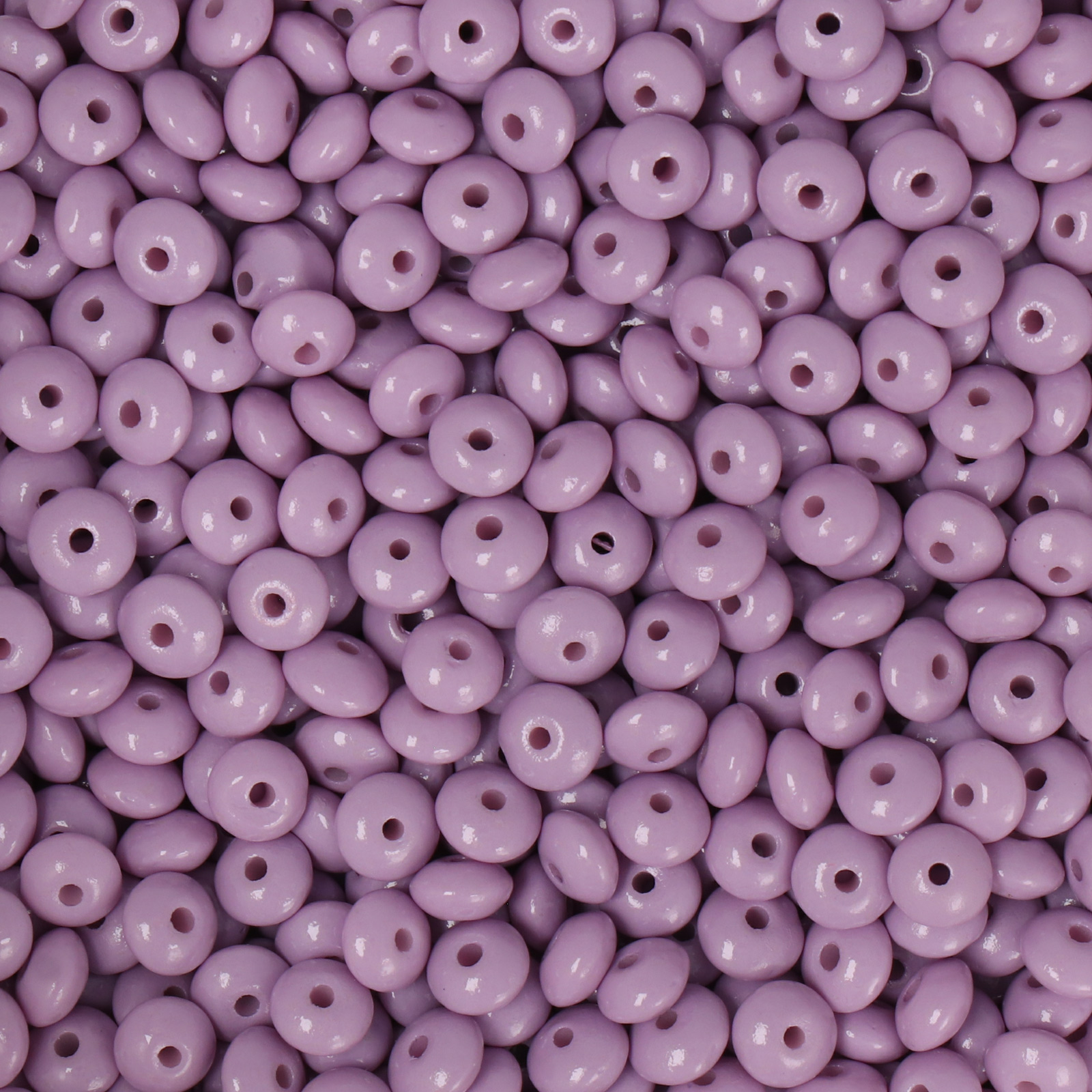 frizzy glass bead - violet - roundelle 4x2mm (420pc aprox.) | 30gr