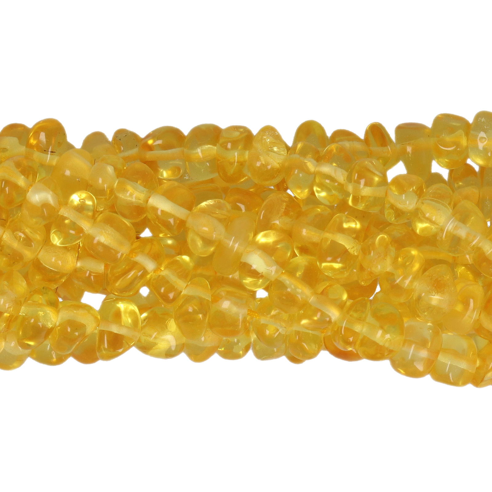 baltic amber light honey nugget 6x4mm aprox. | 15/16-inch strand approx.