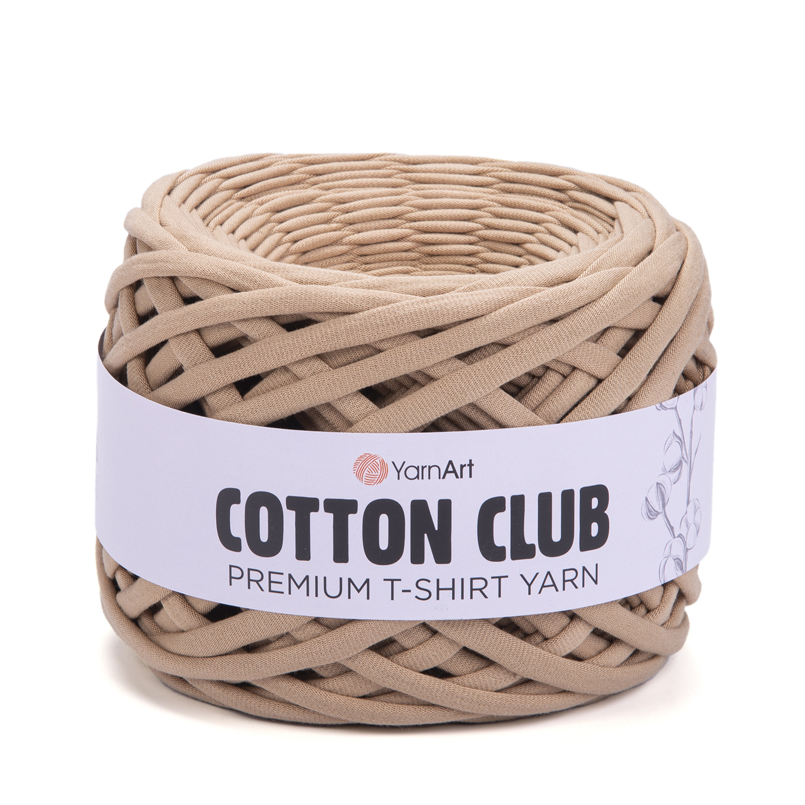 yarnart cotton club - beige (7311) - 310gr (110mt) | 1pc