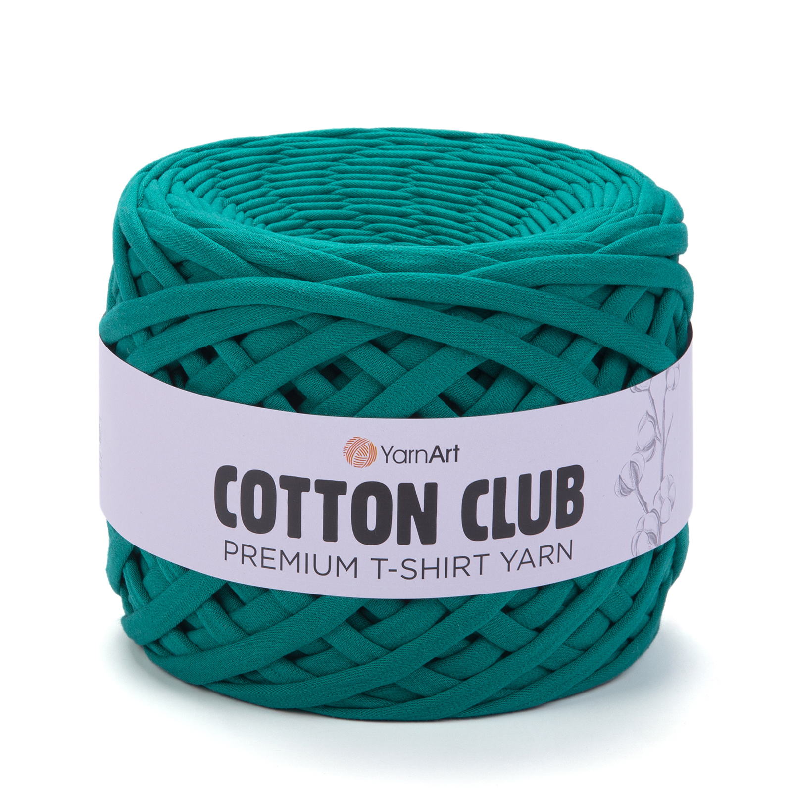 yarnart cotton club - smaragd (7361) - 310gr (110mt) | 1st