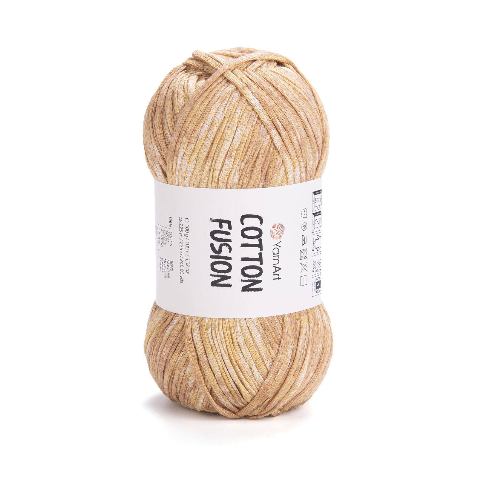 yarnart cotton fusion - beige (3642) - 100gr (225mt) | 1pc