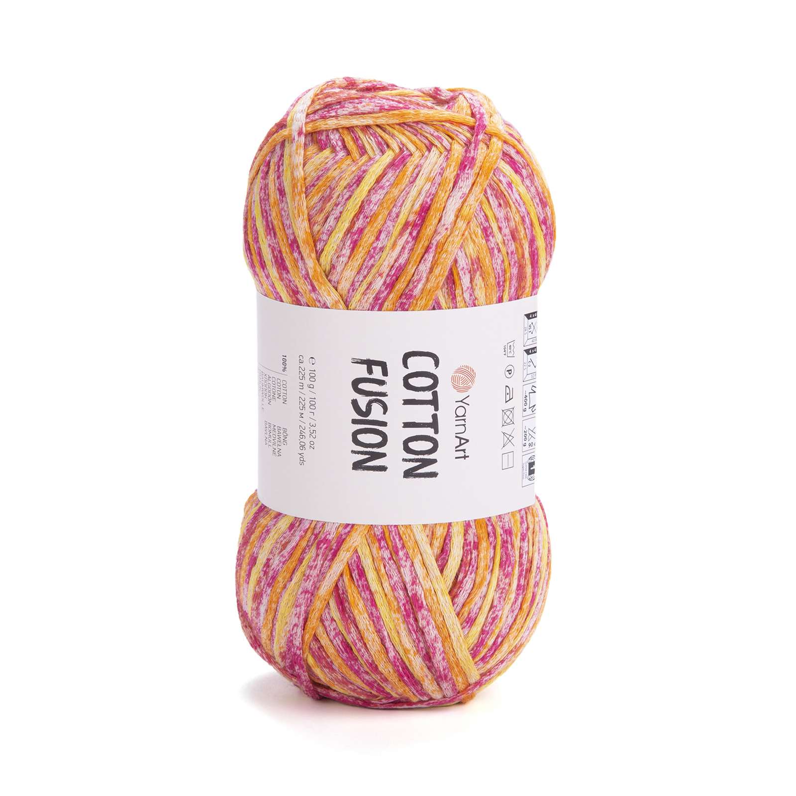 yarnart cotton fusion - tuttifrutti (3646) - 100gr (225mt) | 1pc