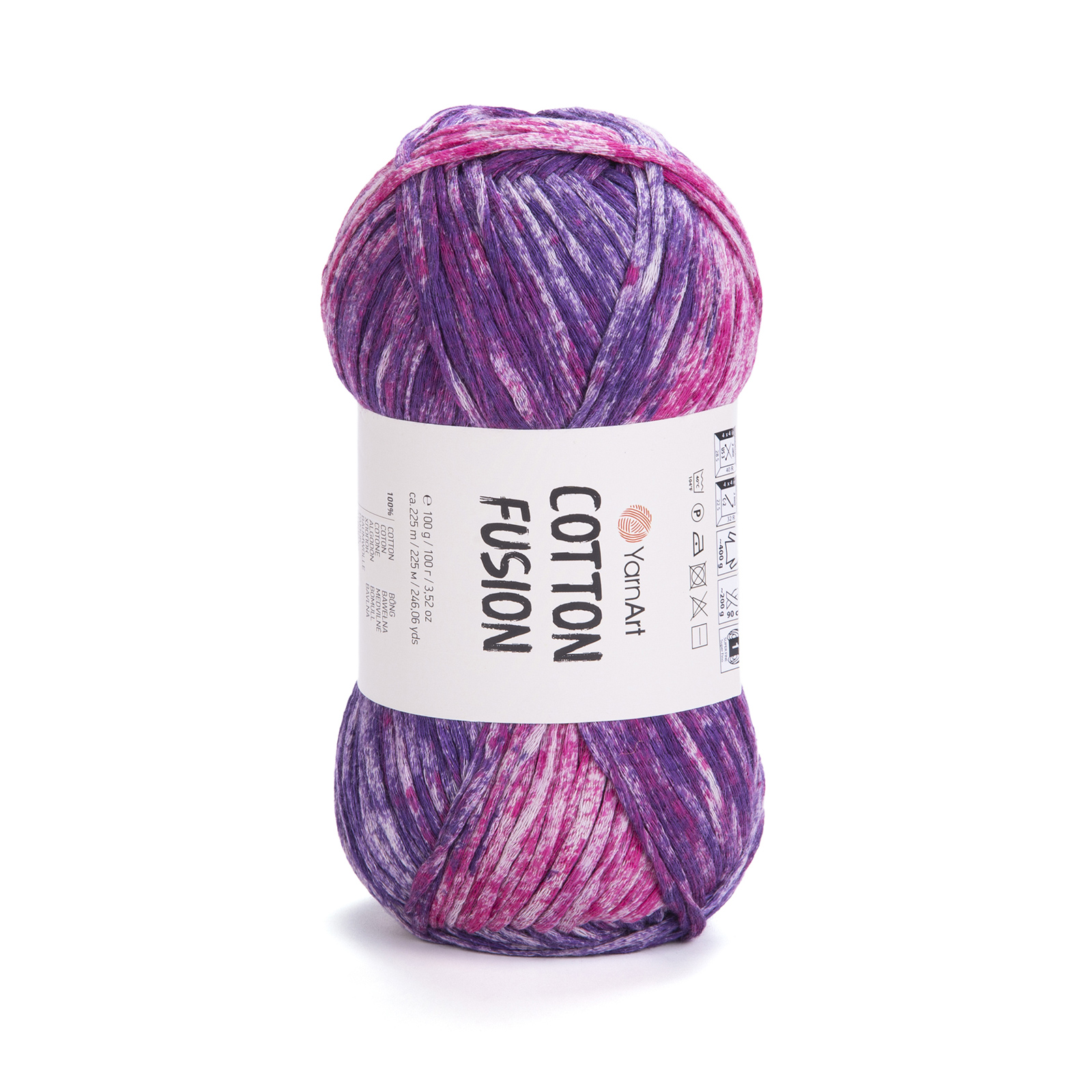 yarnart cotton fusion - heidelbeere (3647) - 100gr (225mt) | 1st