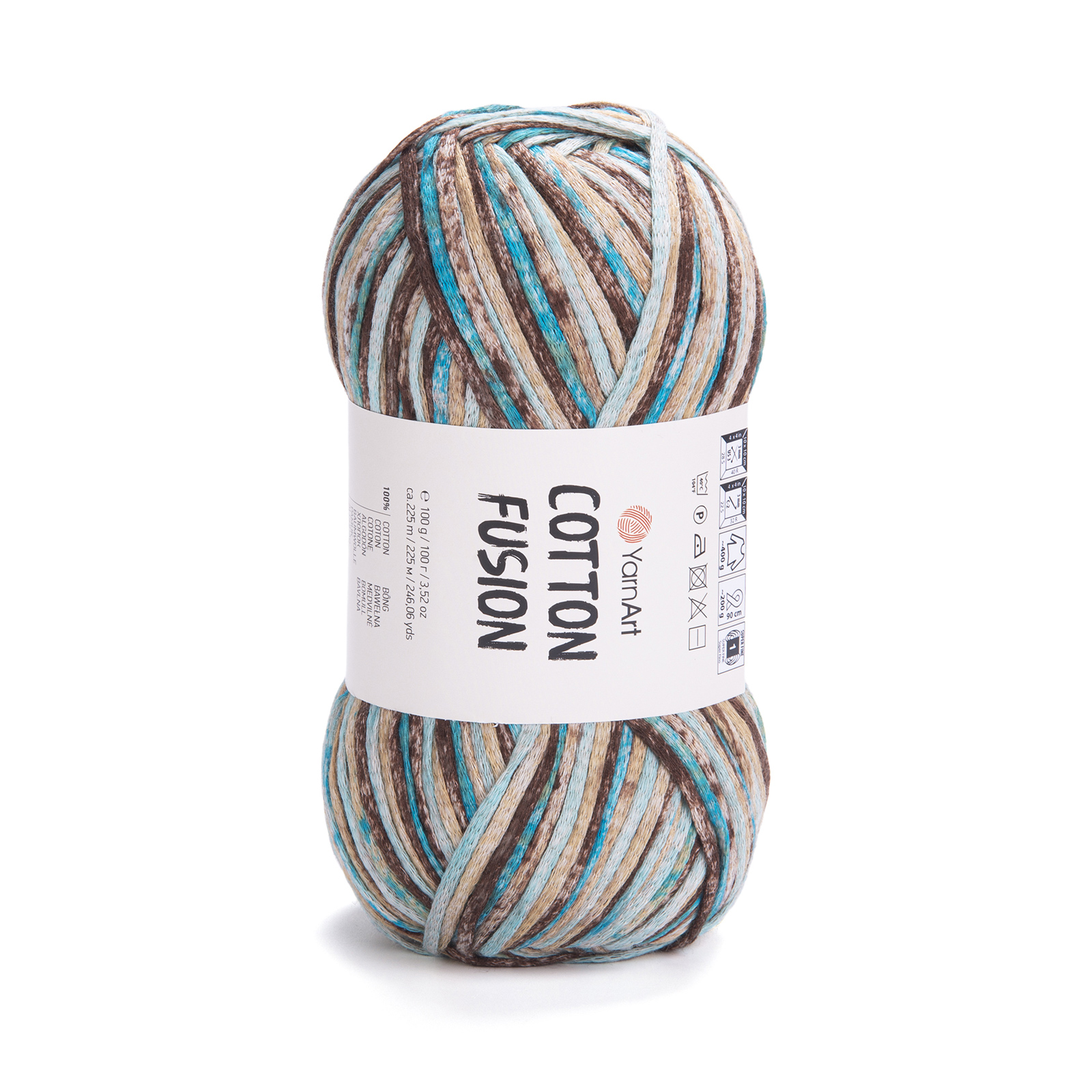 yarnart cotton fusion - nature (3650) - 100gr (225mt) | 1pc