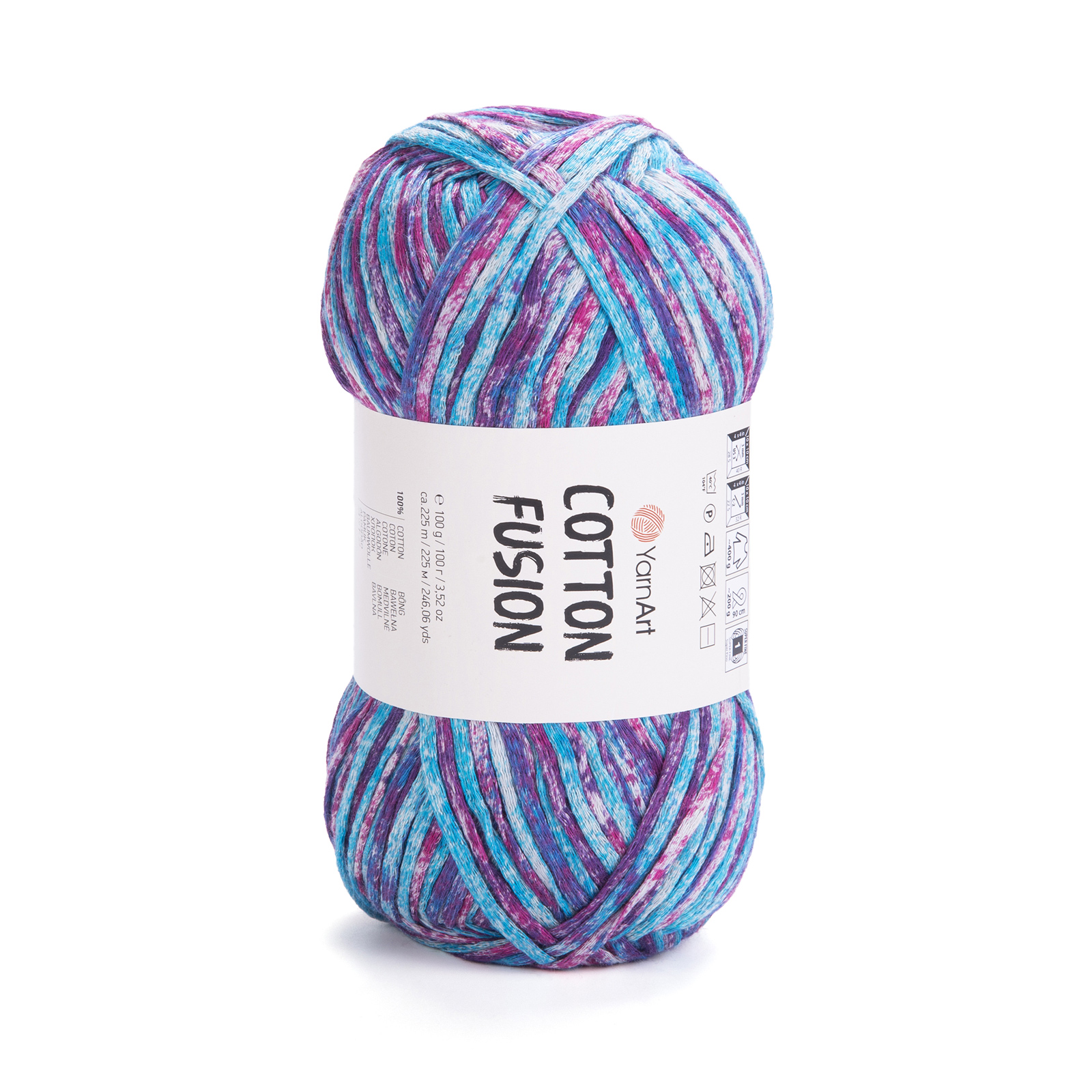 yarnart cotton fusion - mermaid (3652) - 100gr (225mt) | 1pc