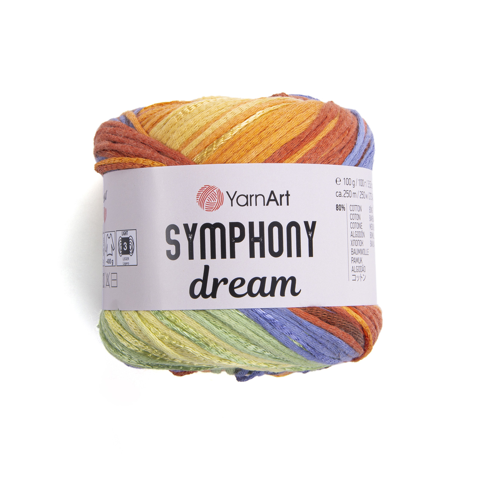 yarnart symphony dream - mediterraneo (3103) - 100gr (250mt) | 1pc