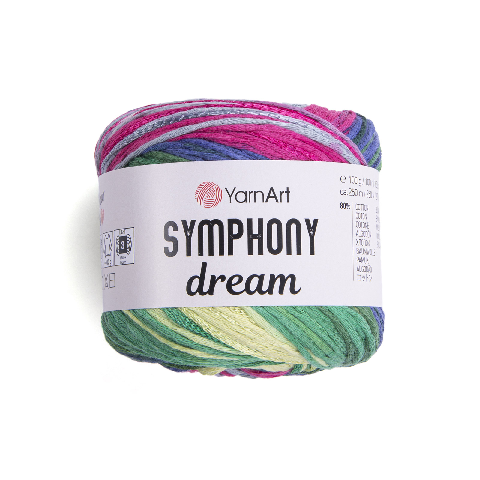 yarnart symphony dream - mermaid (3105) - 100gr (250mt) | 1pc