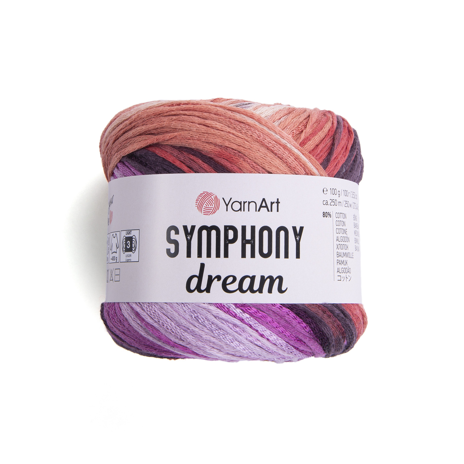 yarnart symphony dream - enchantment (3106) - 100gr (250mt) | 1pc