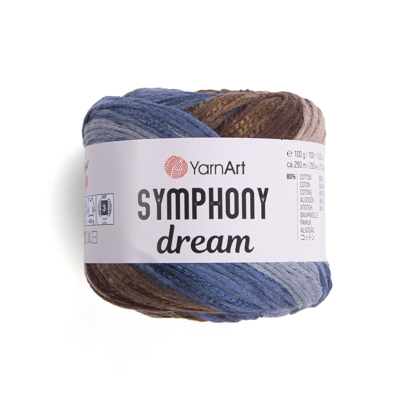 yarnart symphony dream - dark (3111) - 100gr (250mt) | 1pc