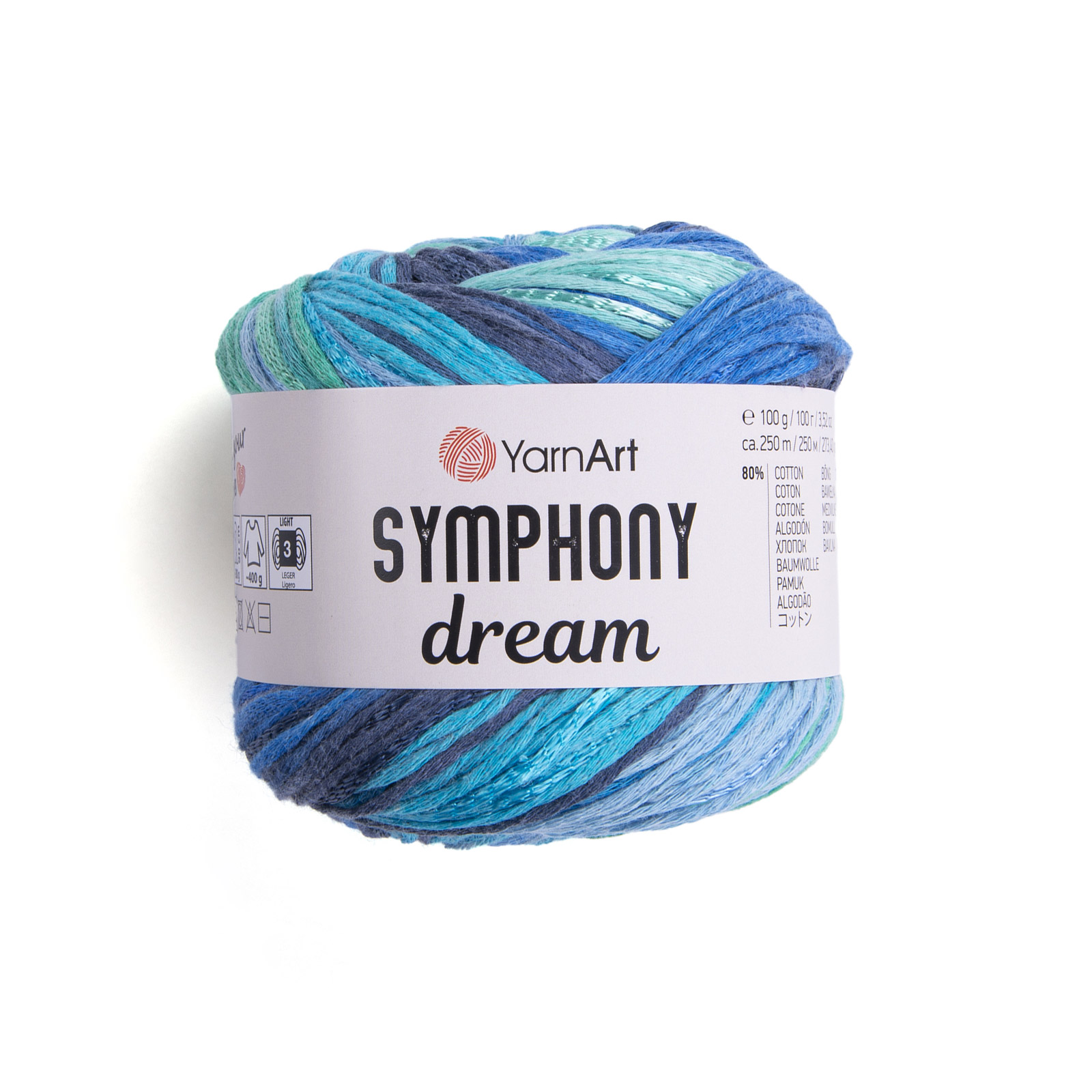 yarnart symphony dream - laguna (3115) - 100gr (250mt) | 1pc