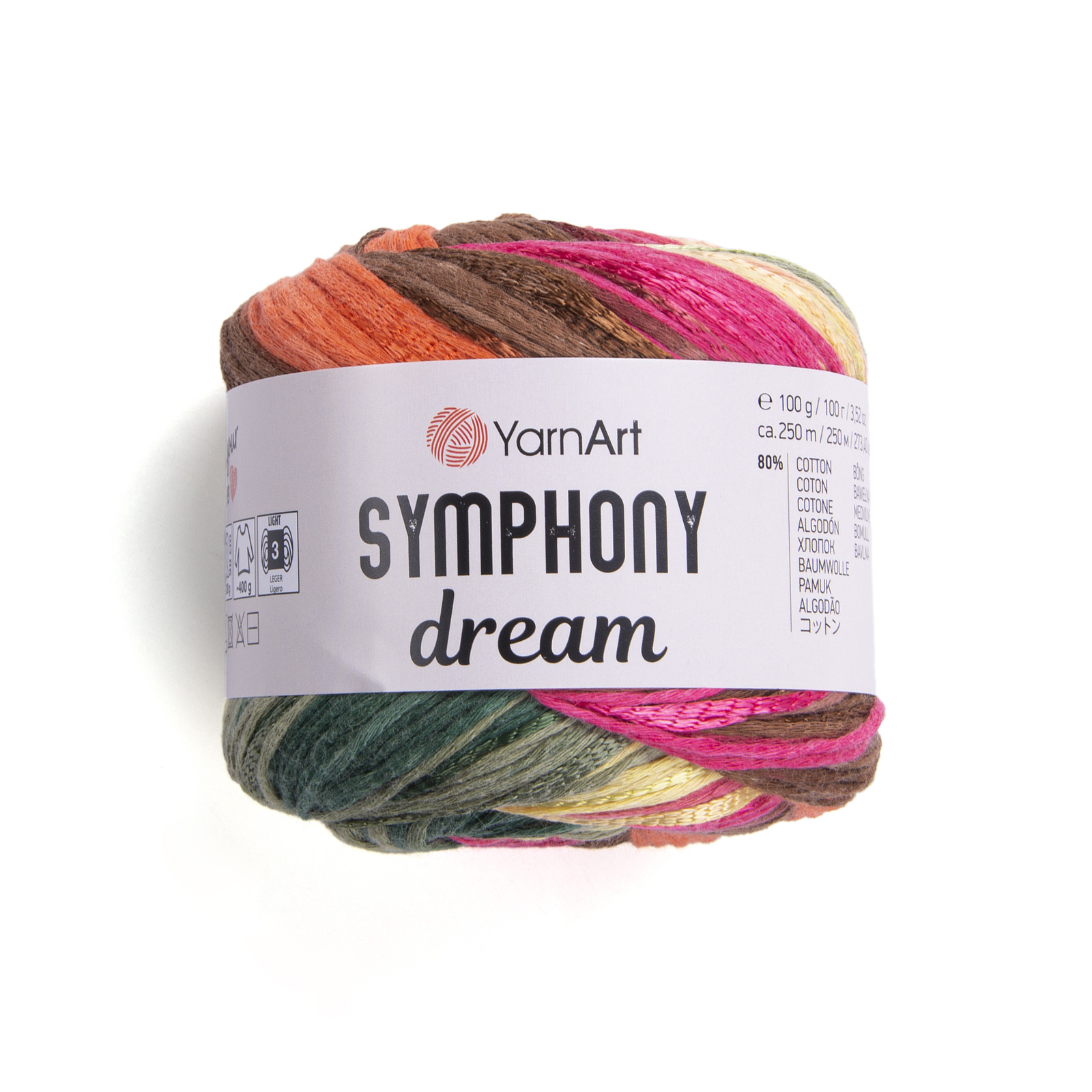yarnart symphony dream - spicy (3116) - 100gr (250mt) | 1pc