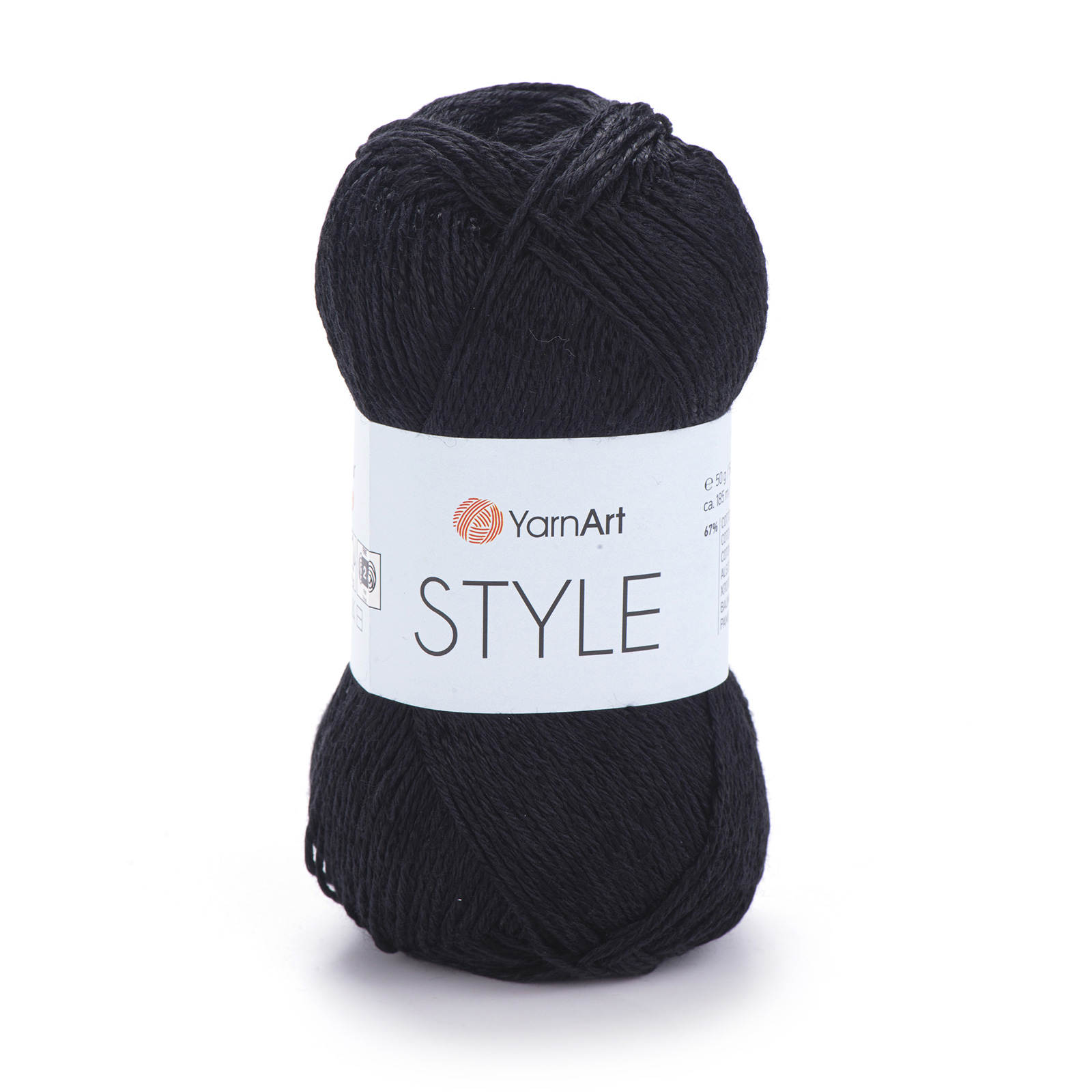 yarnart style - black (651) - 50gr (185mt) | 1pc
