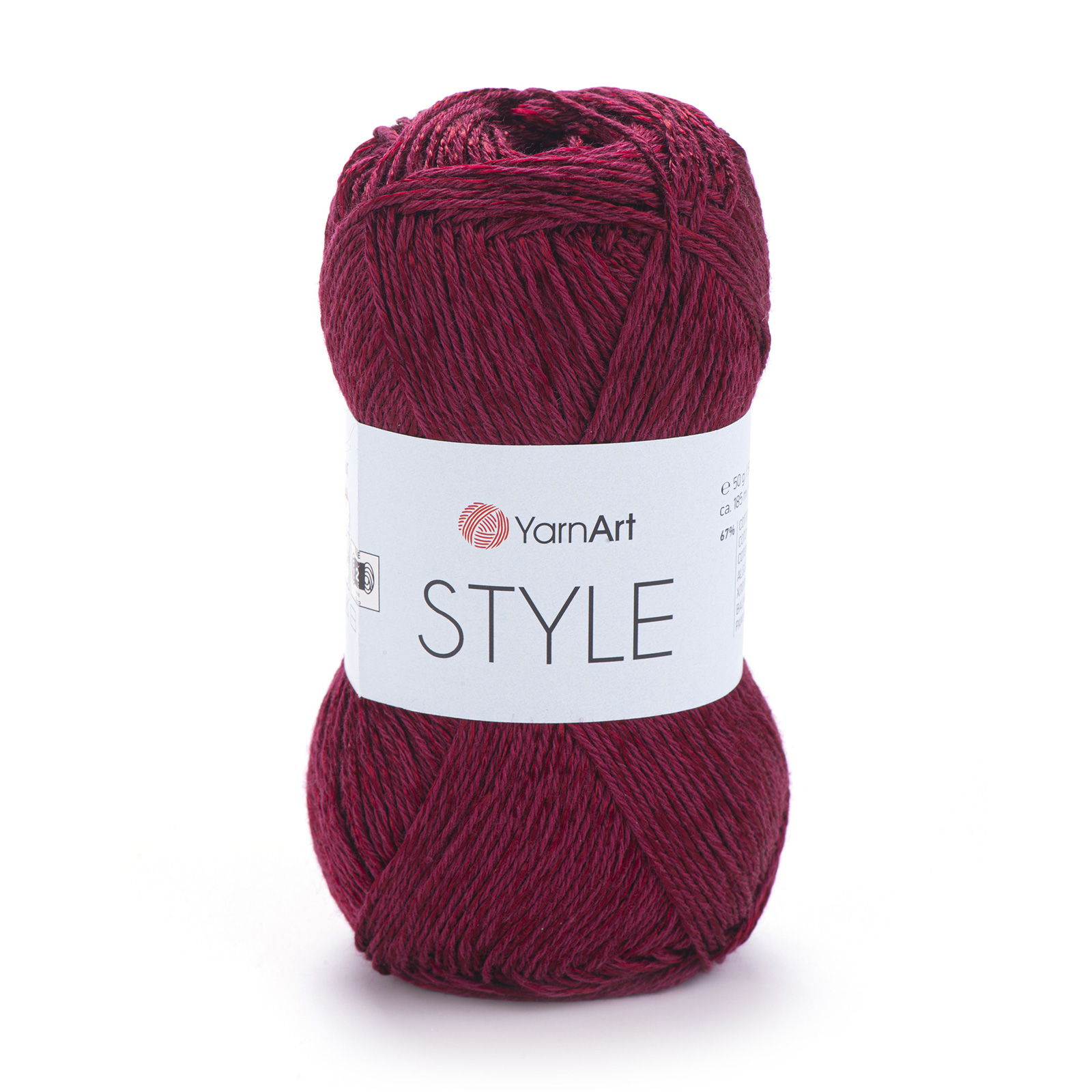 yarnart style - bordeaux (676) - 50gr (185mt) | 1st
